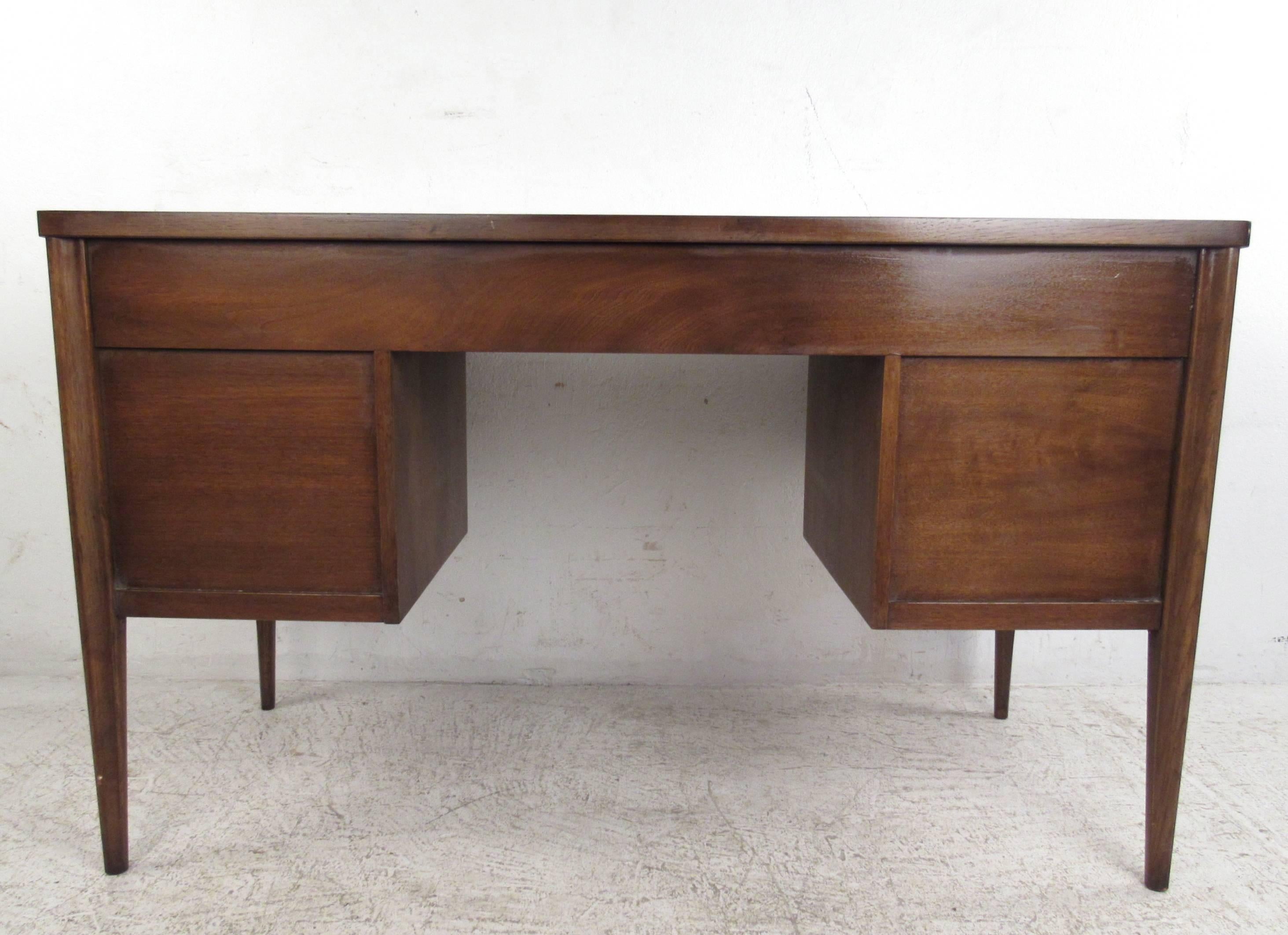 vintage walnut desk