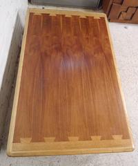 Large Coffee Table with Dovetail Inlay by Lane