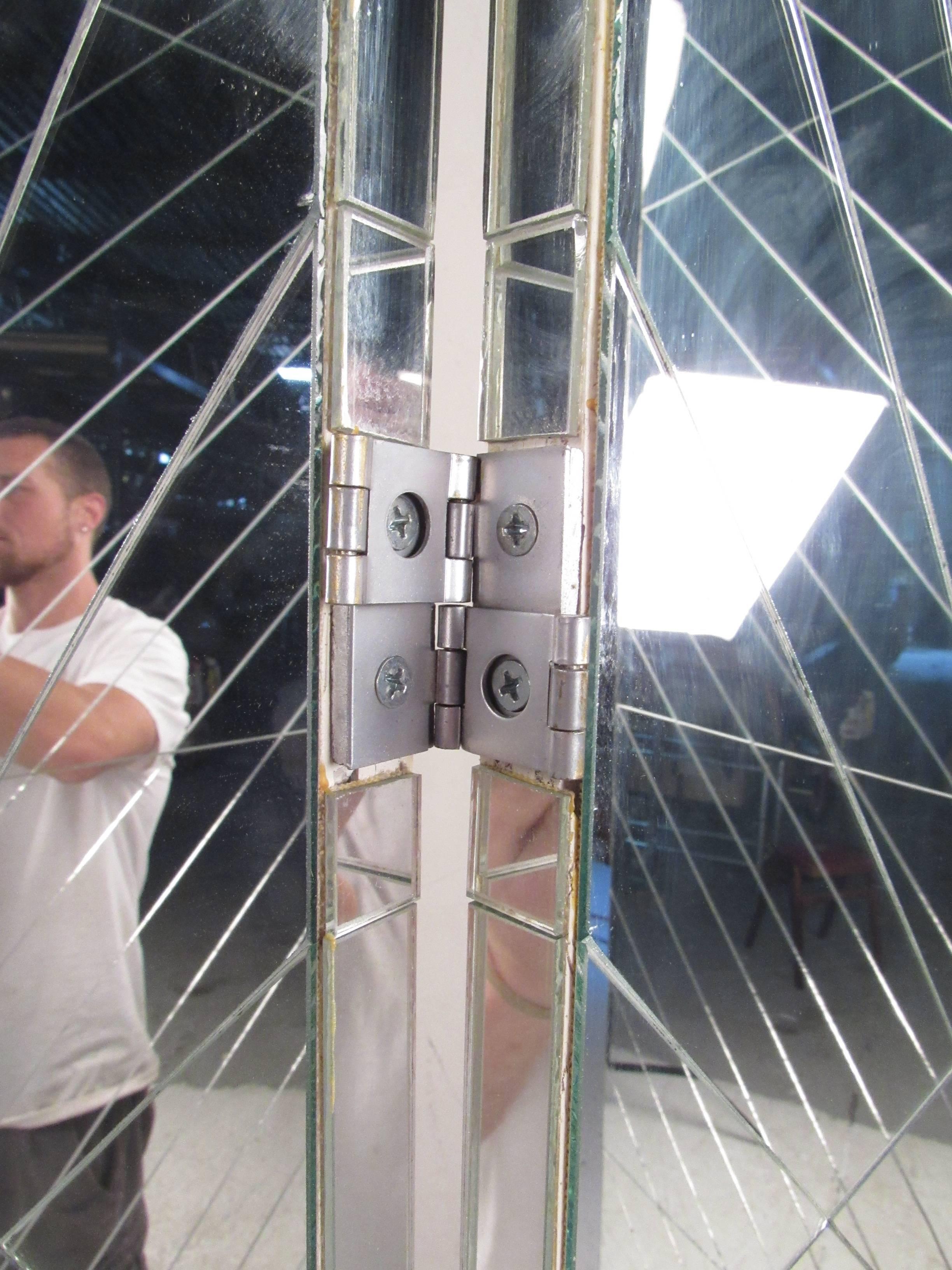 mirrored room dividers