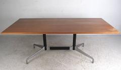 Mid-Century Modern Conference Table with Charles Eames for Herman Miller Base