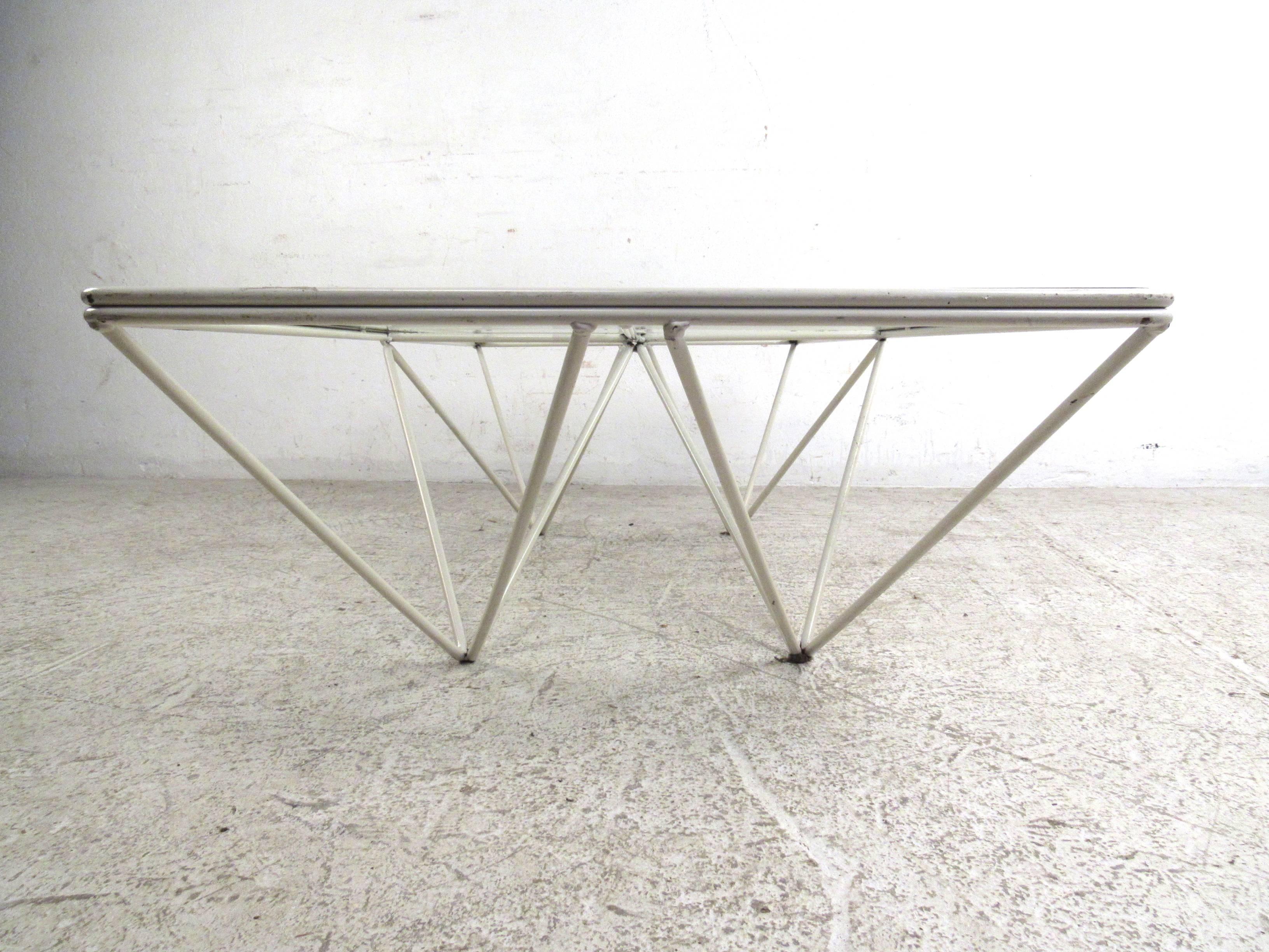 Pyramid Coffee Table, style of Paolo Piva In Good Condition In Brooklyn, NY