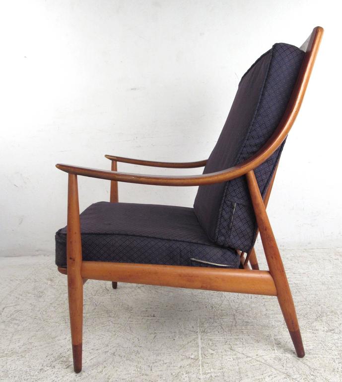 MidCentury John Stuart High Back Lounge Chair For Sale at 1stdibs