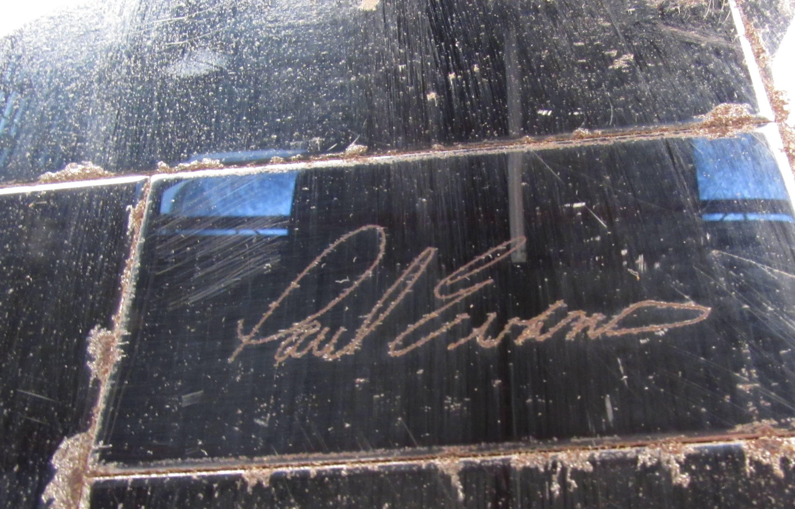 Paul Evans Cityscape Patchwork-Wandkonsole, signiert (Ende des 20. Jahrhunderts) im Angebot
