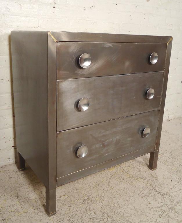 Heavy Duty Metal Dresser Refinished at 1stDibs