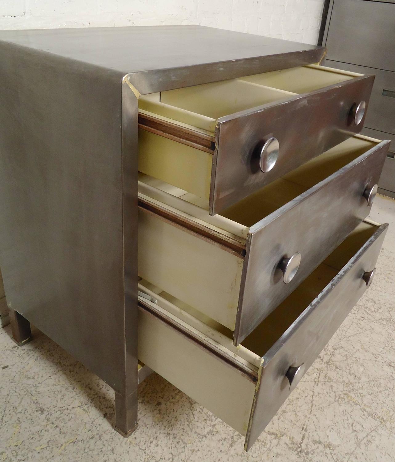 Heavy Duty Metal Dresser Refinished at 1stdibs