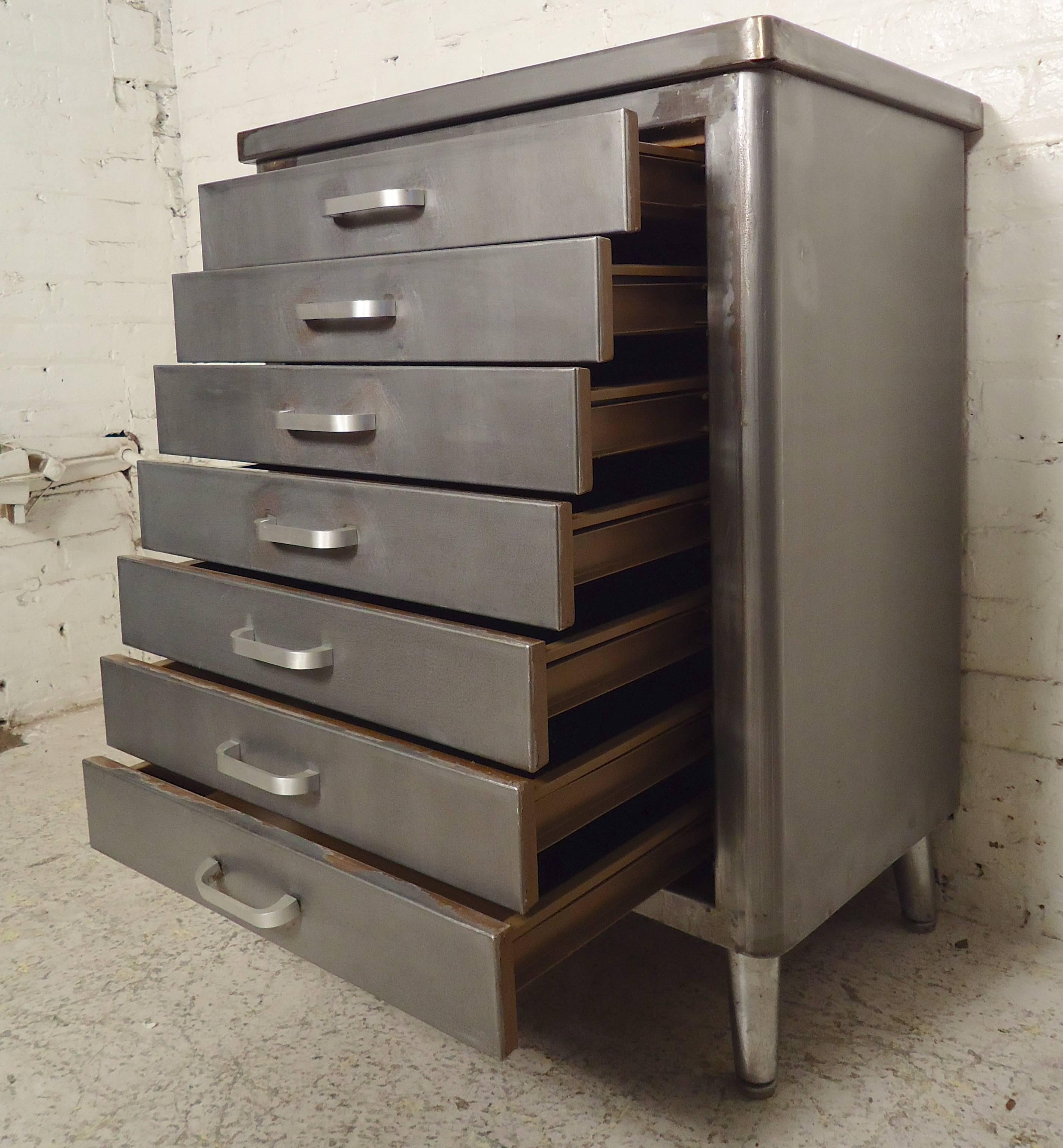 Industrial Restored Vintage Factory Cabinet