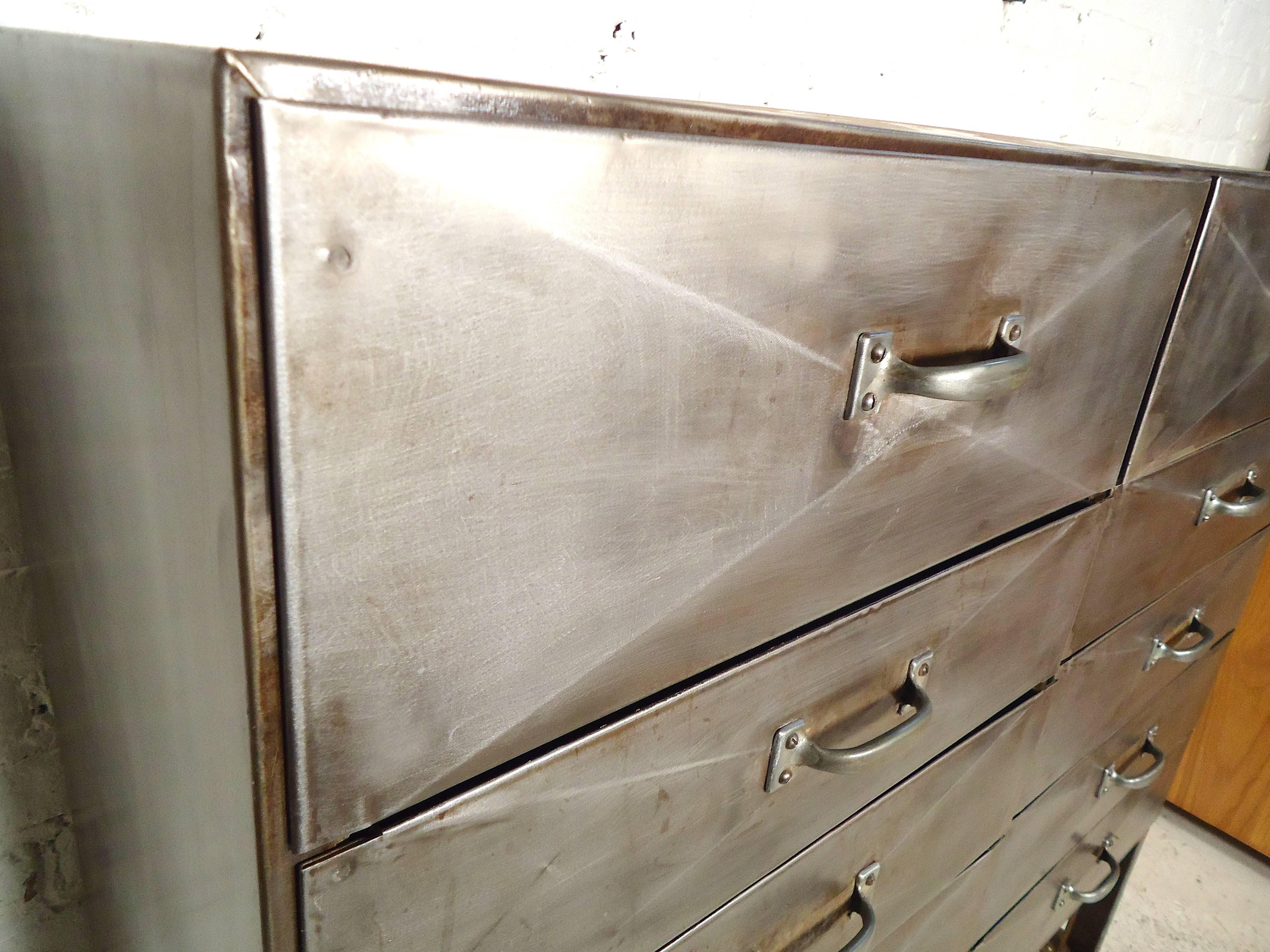 Unique Industrial Ten-Drawer Metal Cabinet For Sale at 1stDibs | metal ...