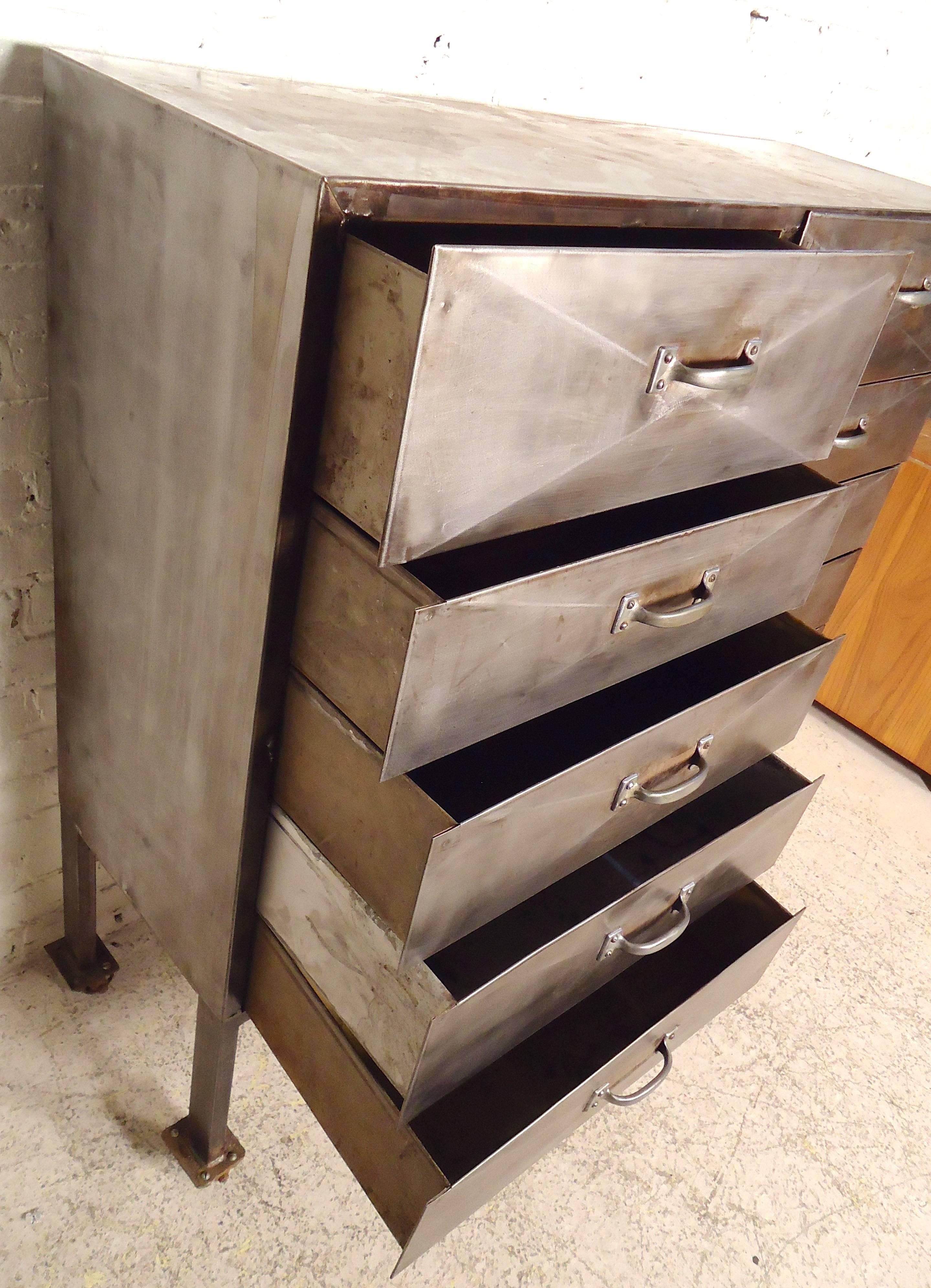 Unique Industrial Ten-Drawer Metal Cabinet For Sale at 1stDibs | metal ...