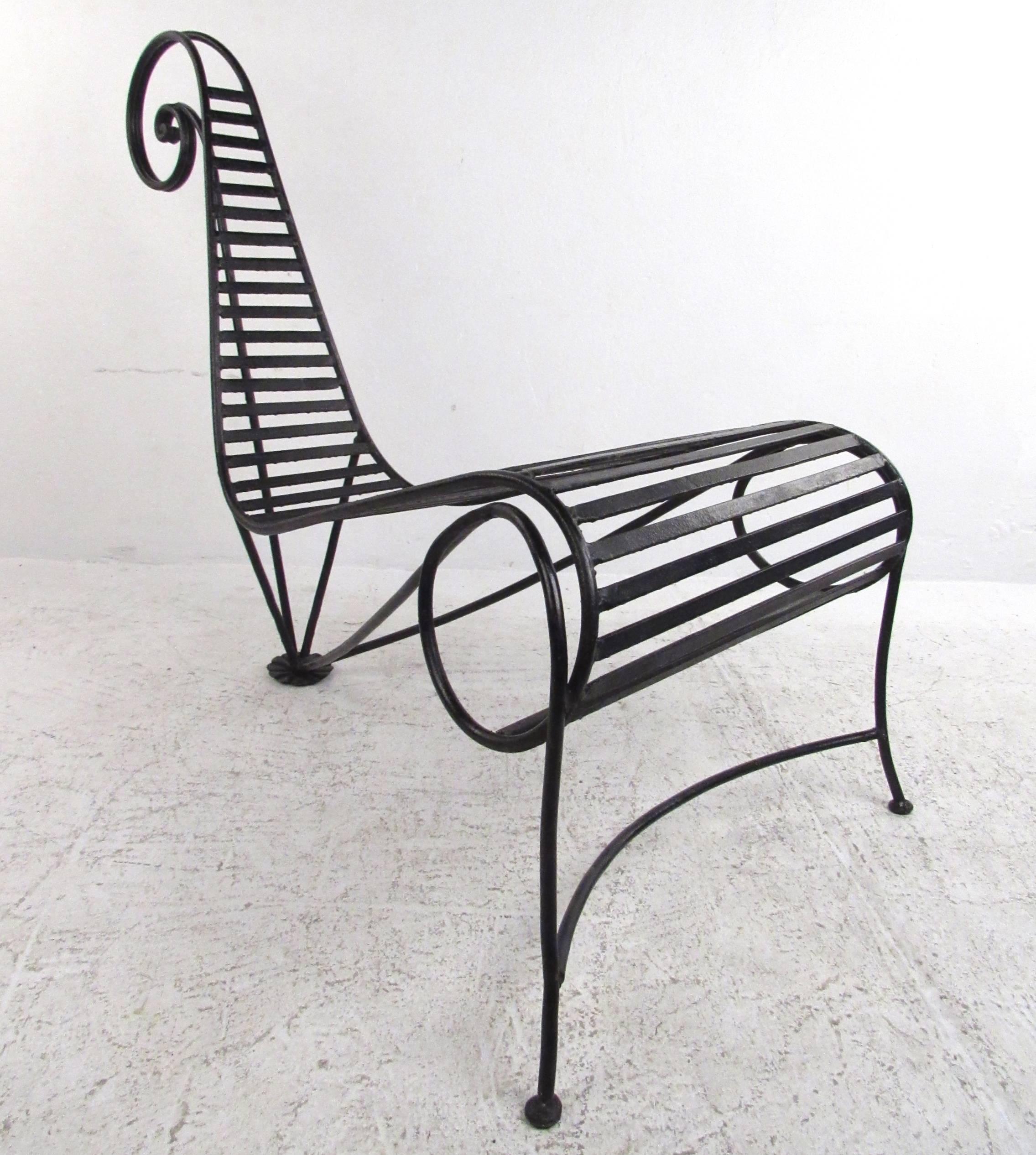 20th Century Contemporary Modern Decorator's Chair in the Style of Andre Dubreuil