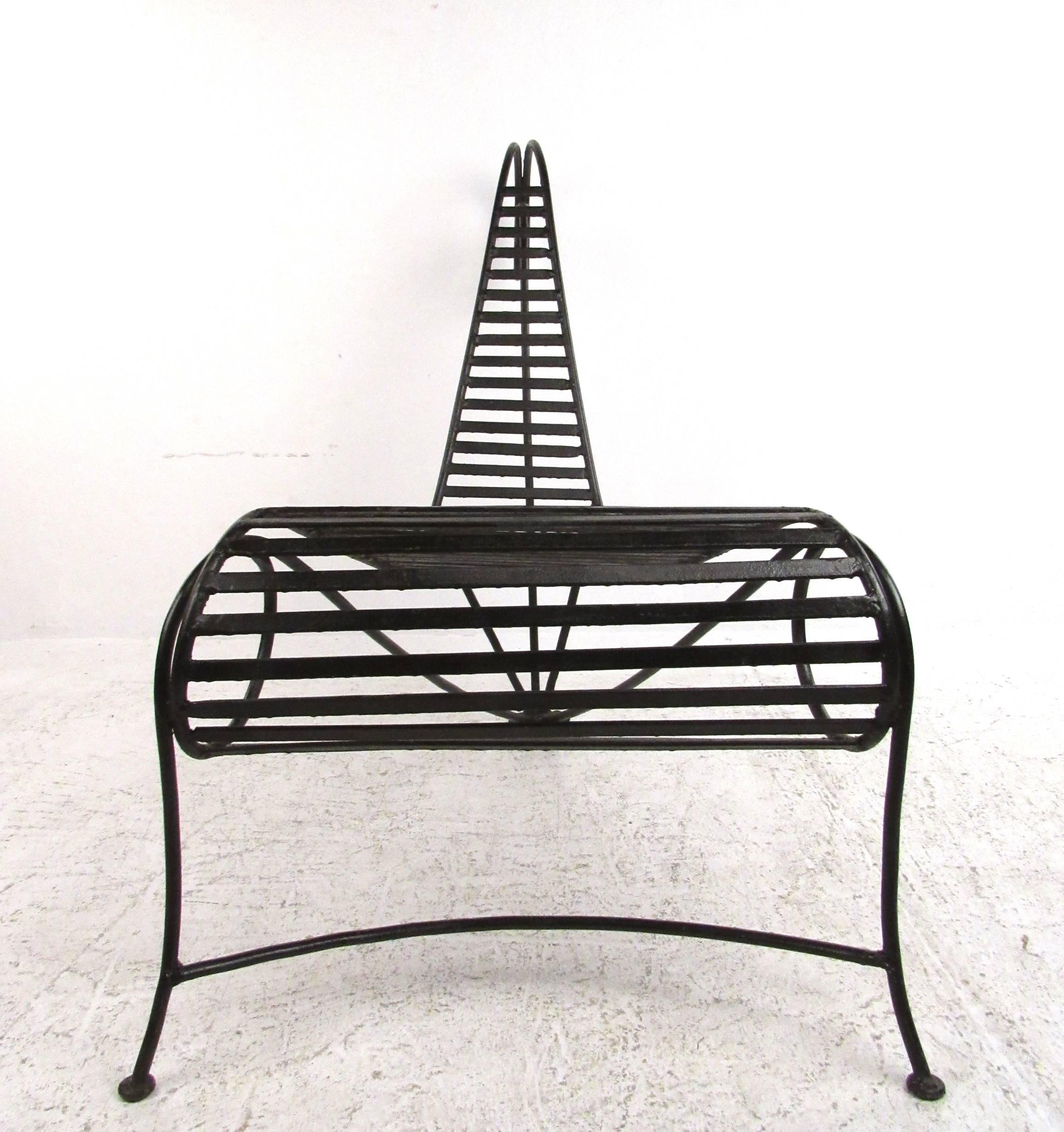Mid-Century Modern Contemporary Modern Decorator's Chair in the Style of Andre Dubreuil