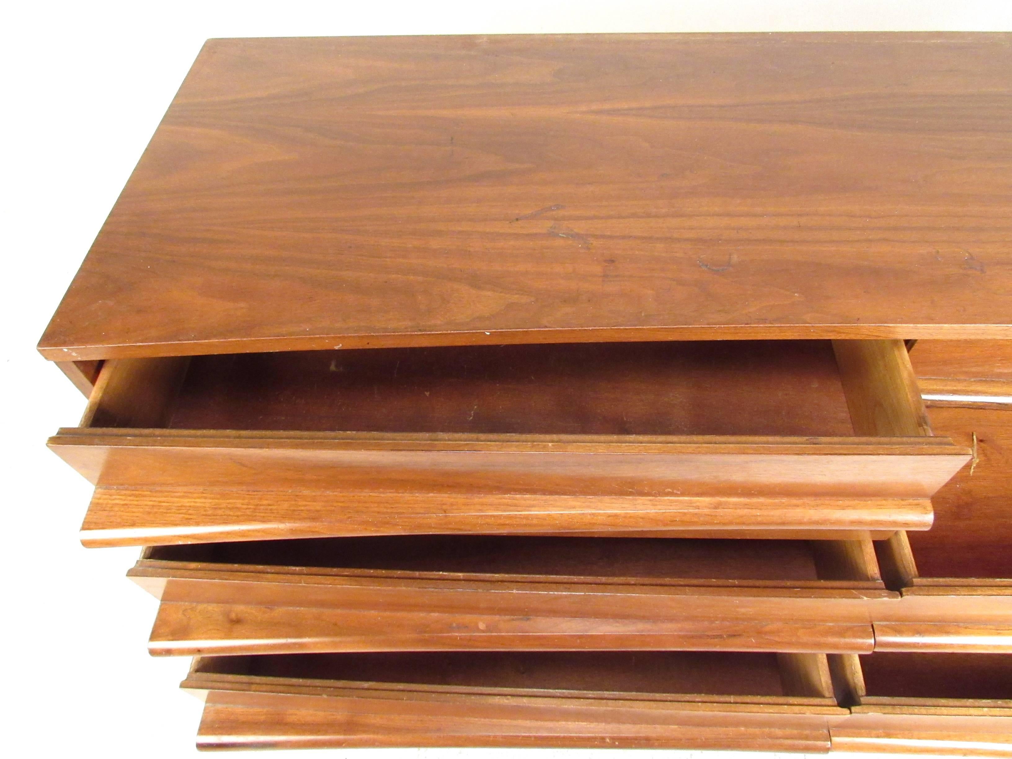 modern curved dresser