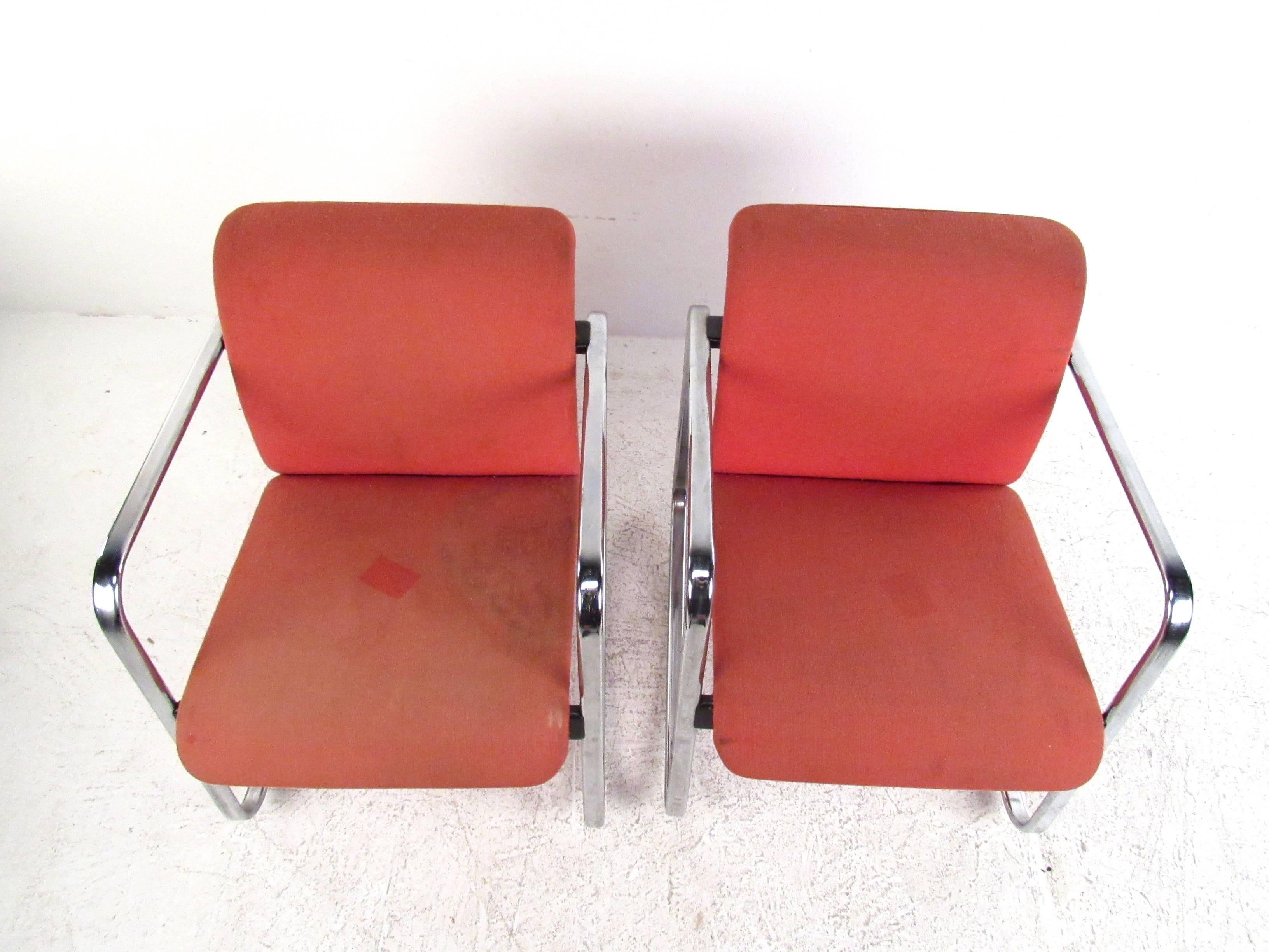 American Pair of Rare Herman Miller Rocking Chairs by Peter Protzmann For Sale