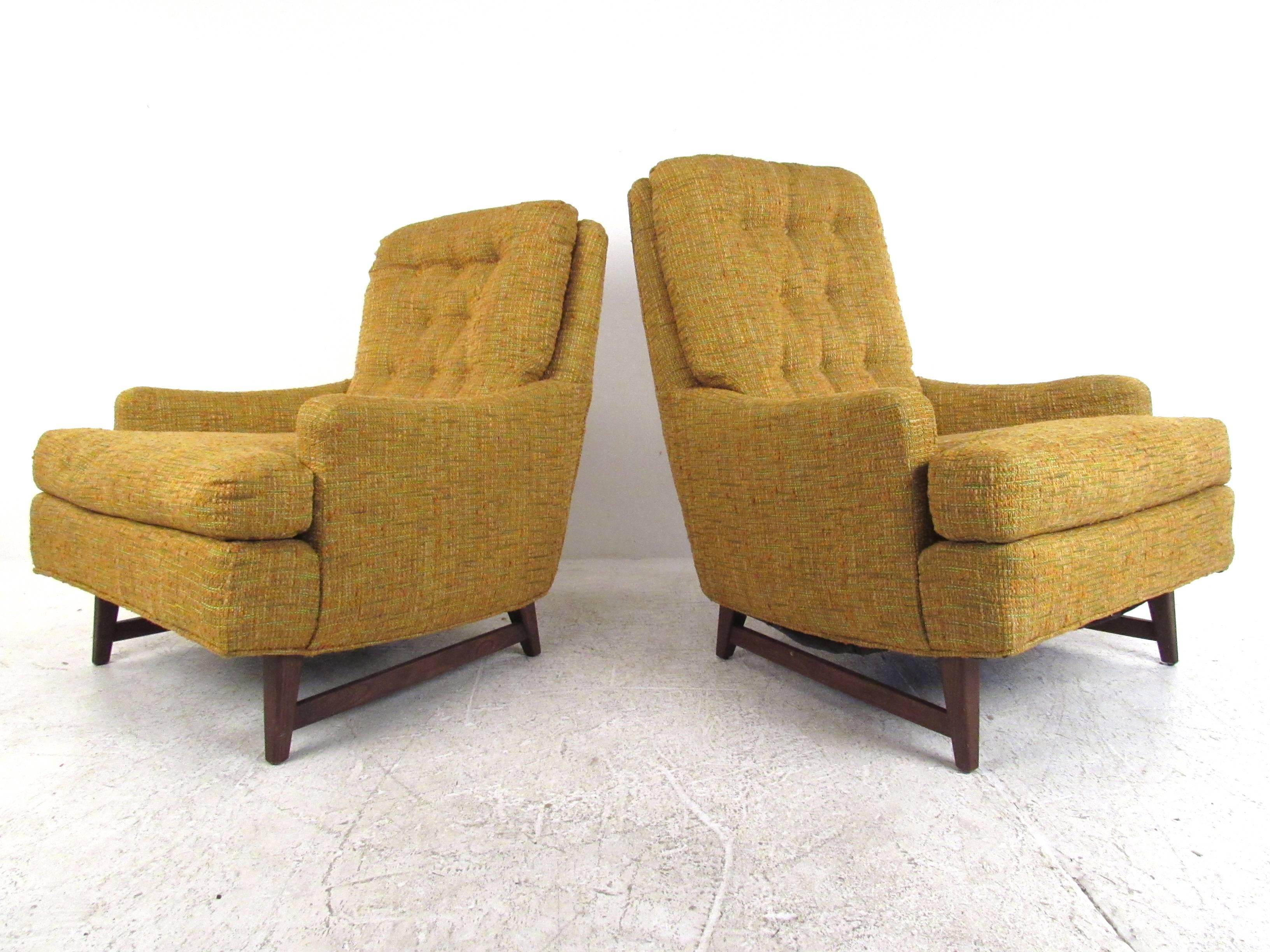 American Mid-Century Modern Selig Lounge Chair (single Tall chair only)