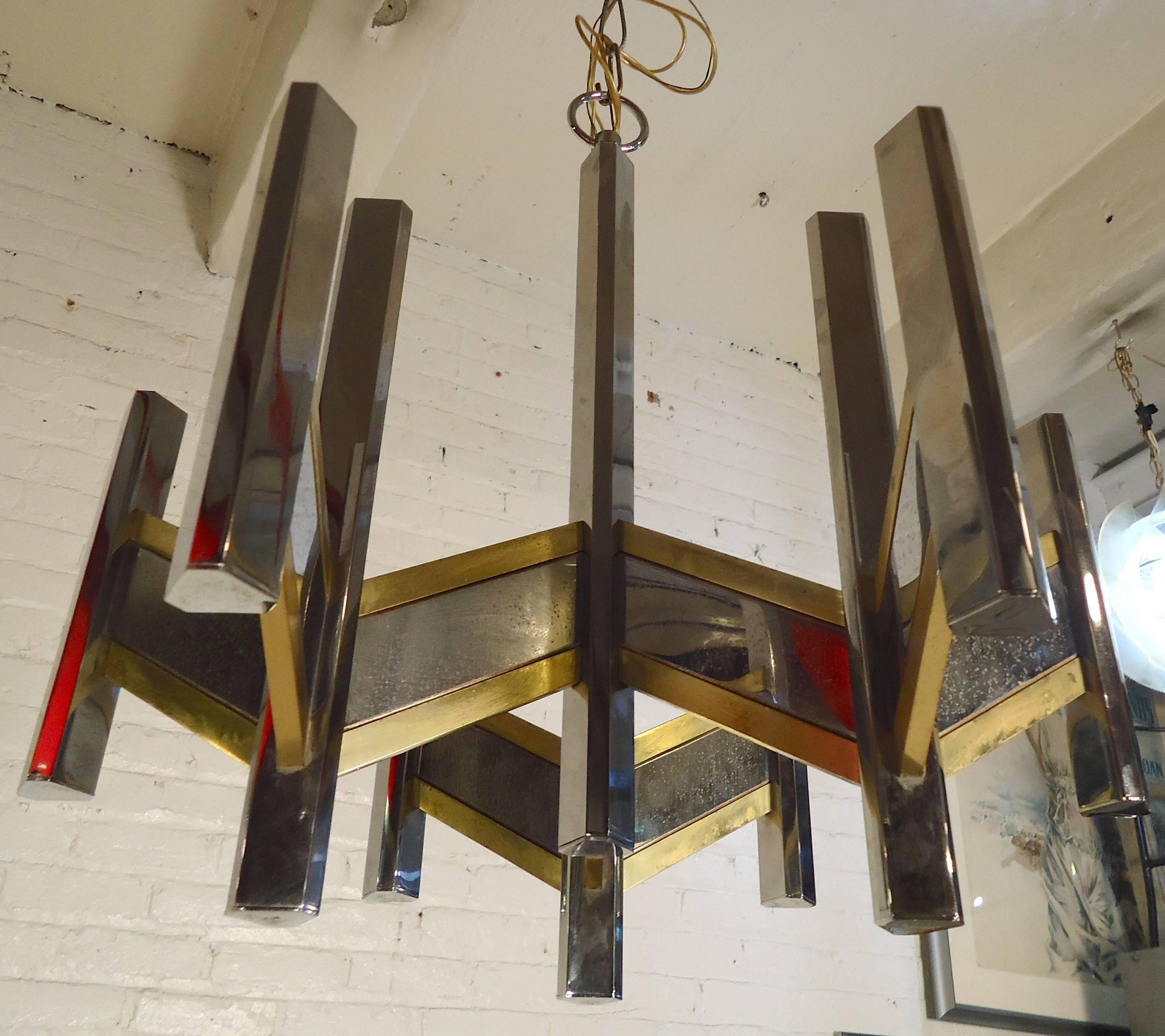 Mid-Century Modern Mid-Century Chandelier by Gaetano Sciolari