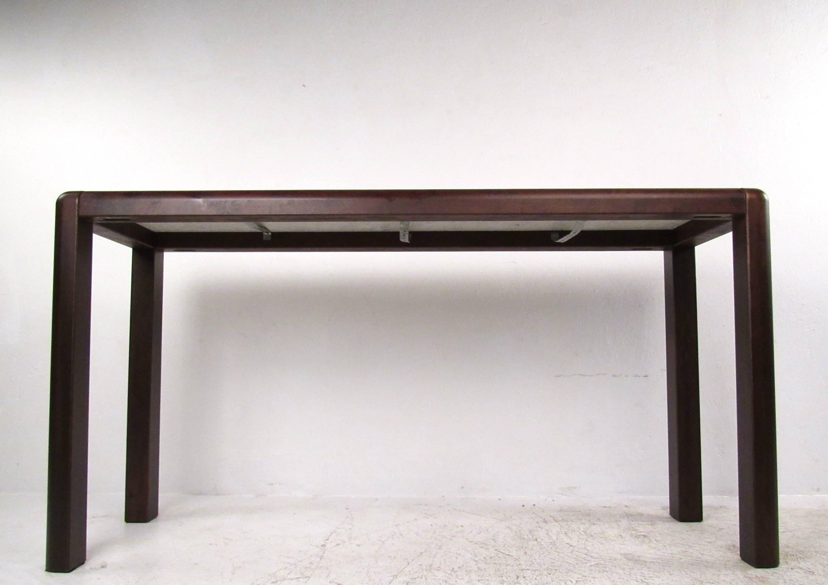 Mid-Century Modern Mid-Century Style Marble-Top Console Table For Sale