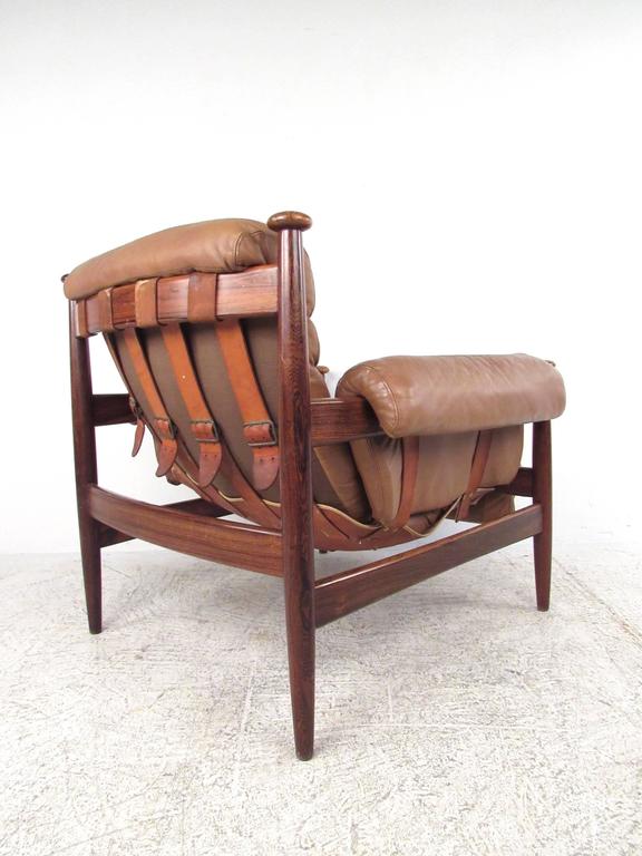 Vintage leather amiral lounge chair by ire mobler for sale at 1stdibs Lounge møbler