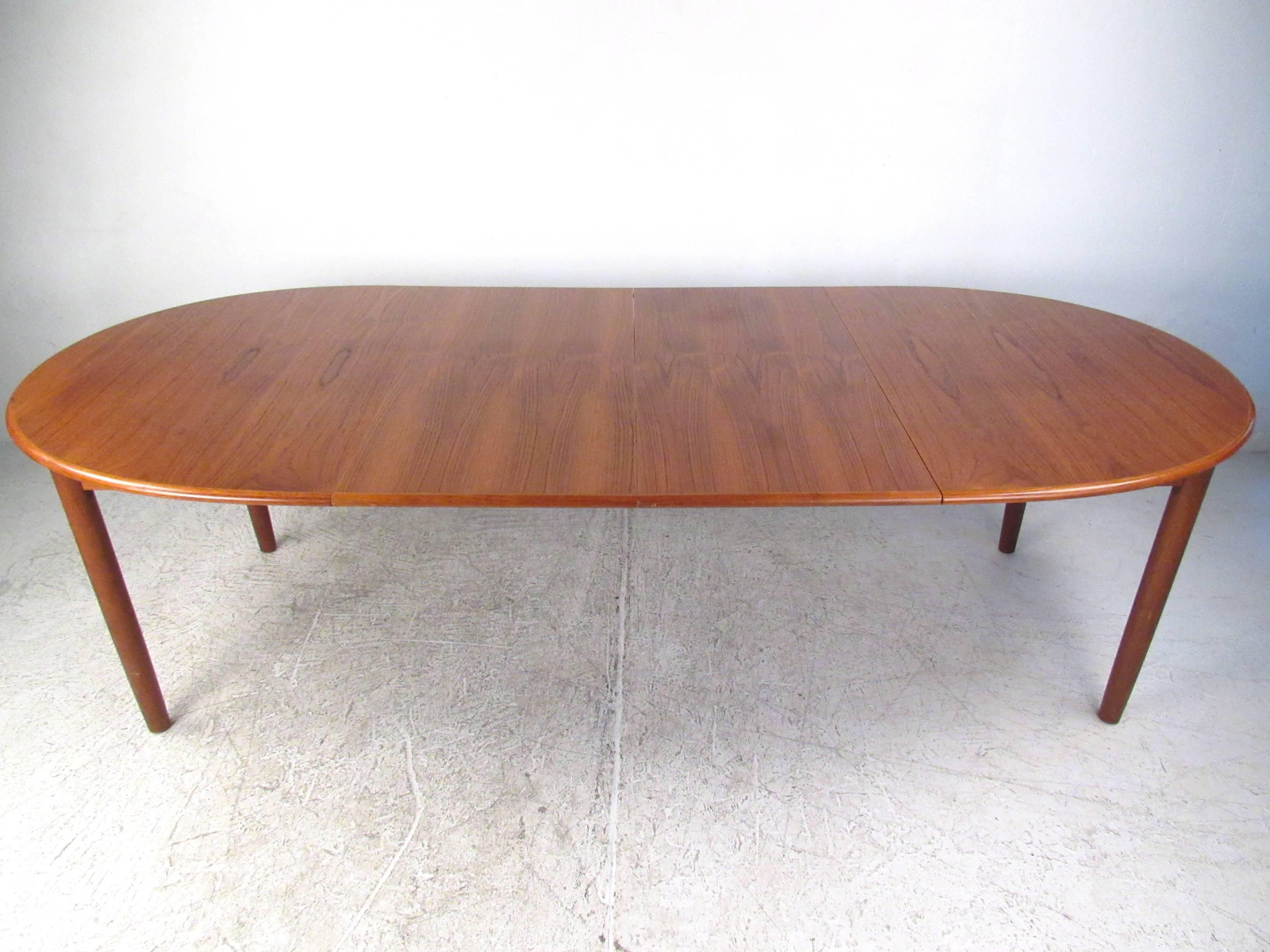 danish teak dining table and chairs