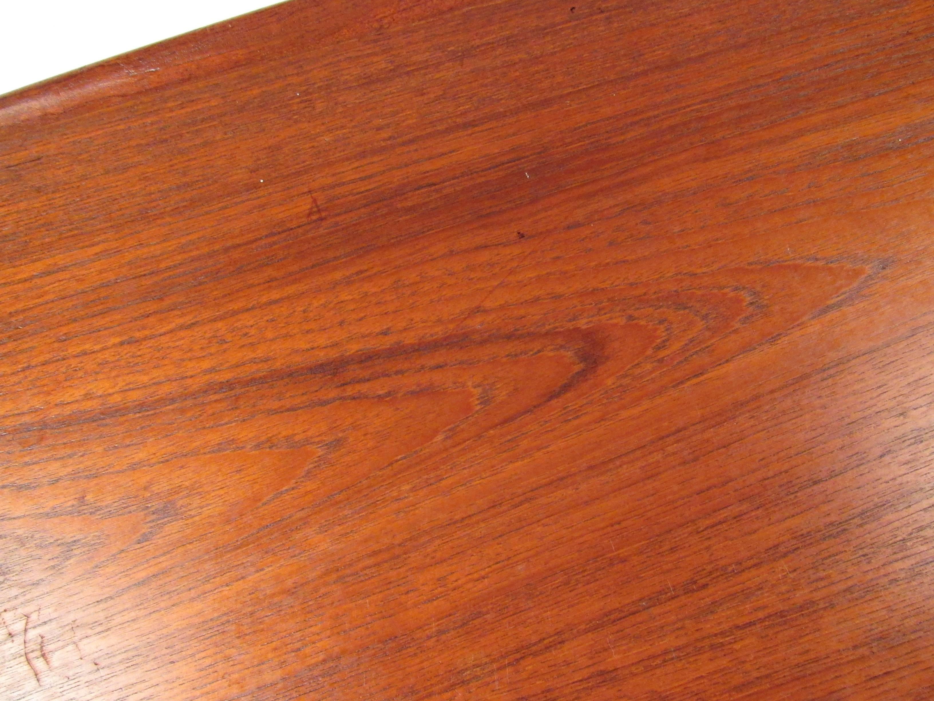 Mid-Century Danish Modern Teak Coffee Table by DUX 1
