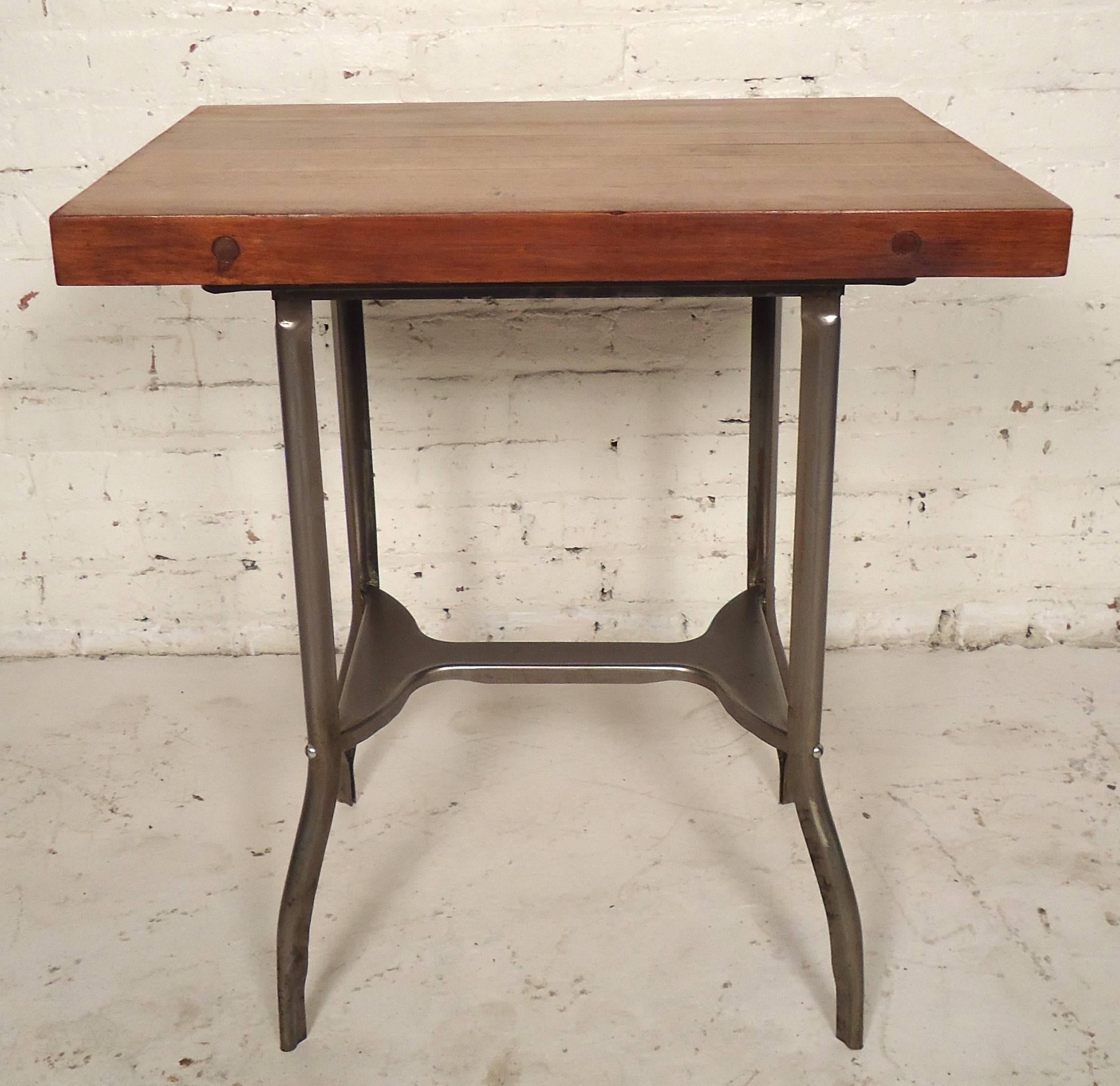small industrial table