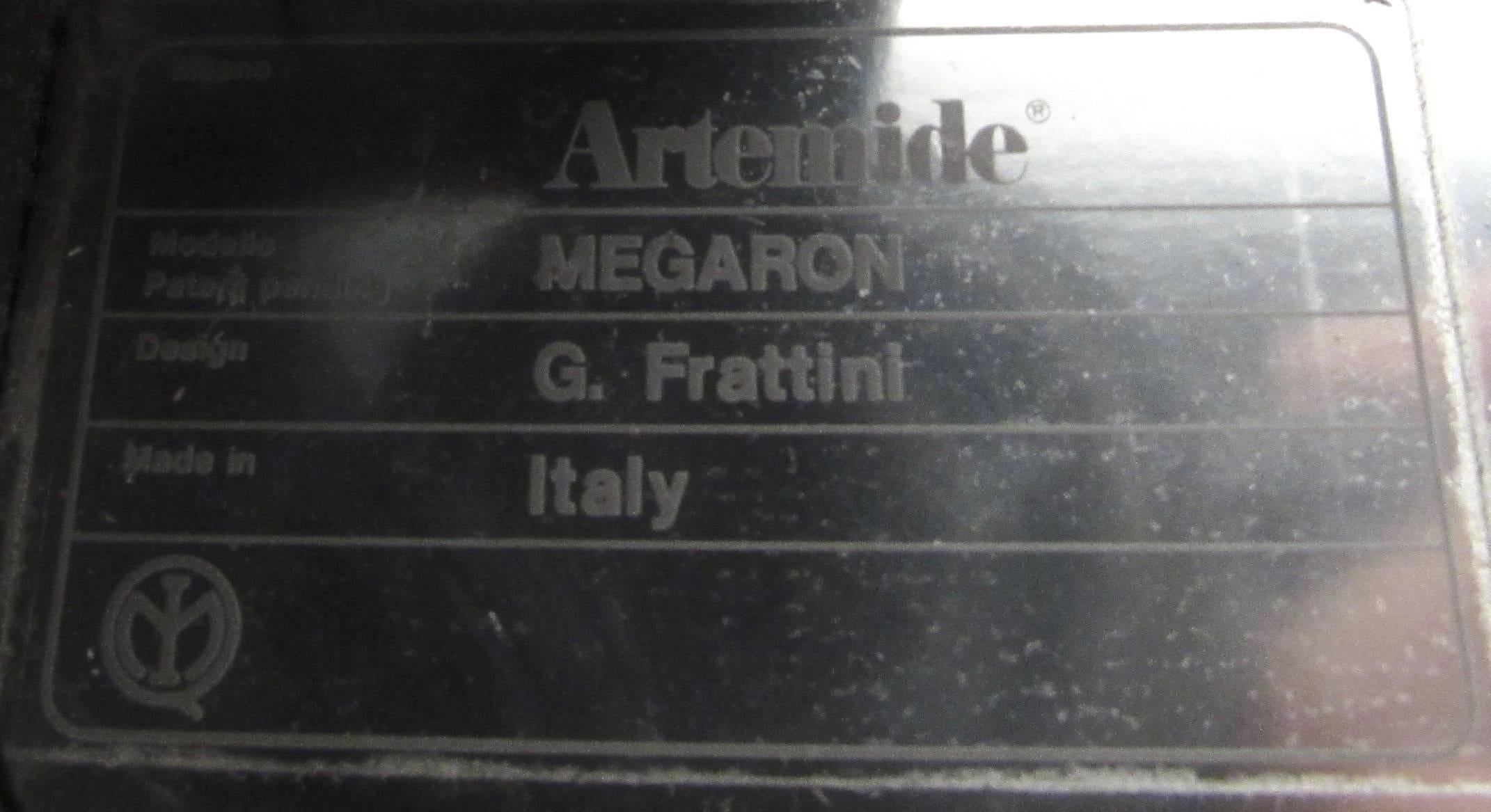Italian Set of Three Gianfranco Frattini Megaron Floor Lamps for Artemide Lighting