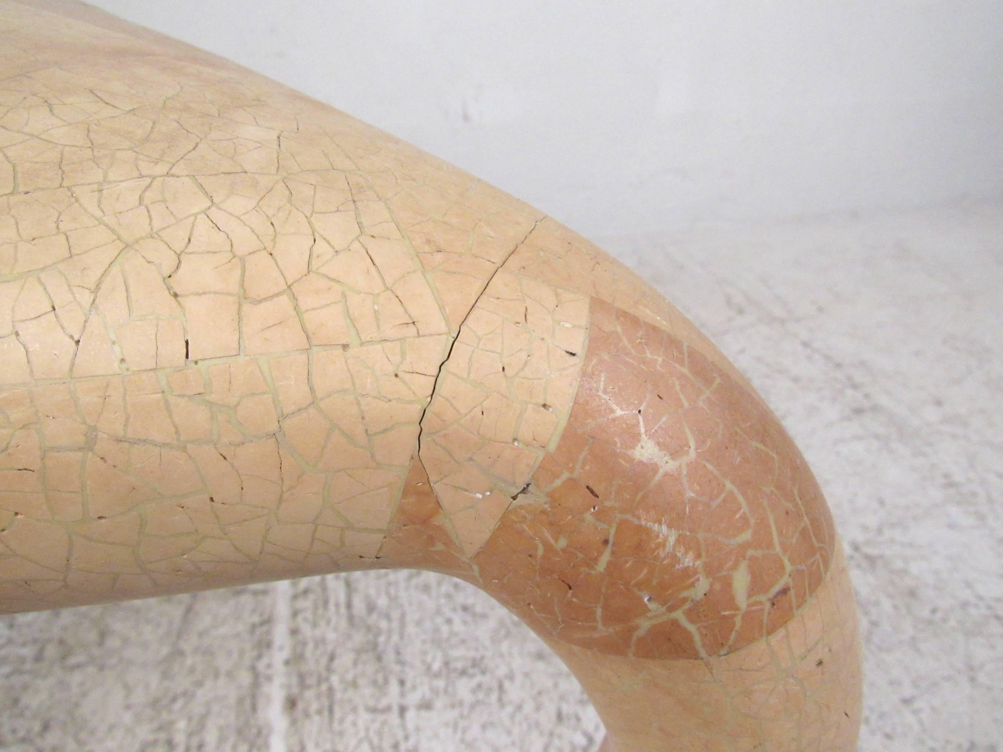 Organic Modern R & Y Augousti Tessellated Bone End Table 3