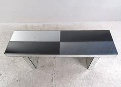 Mid-Century Modern Mirrored Console Table