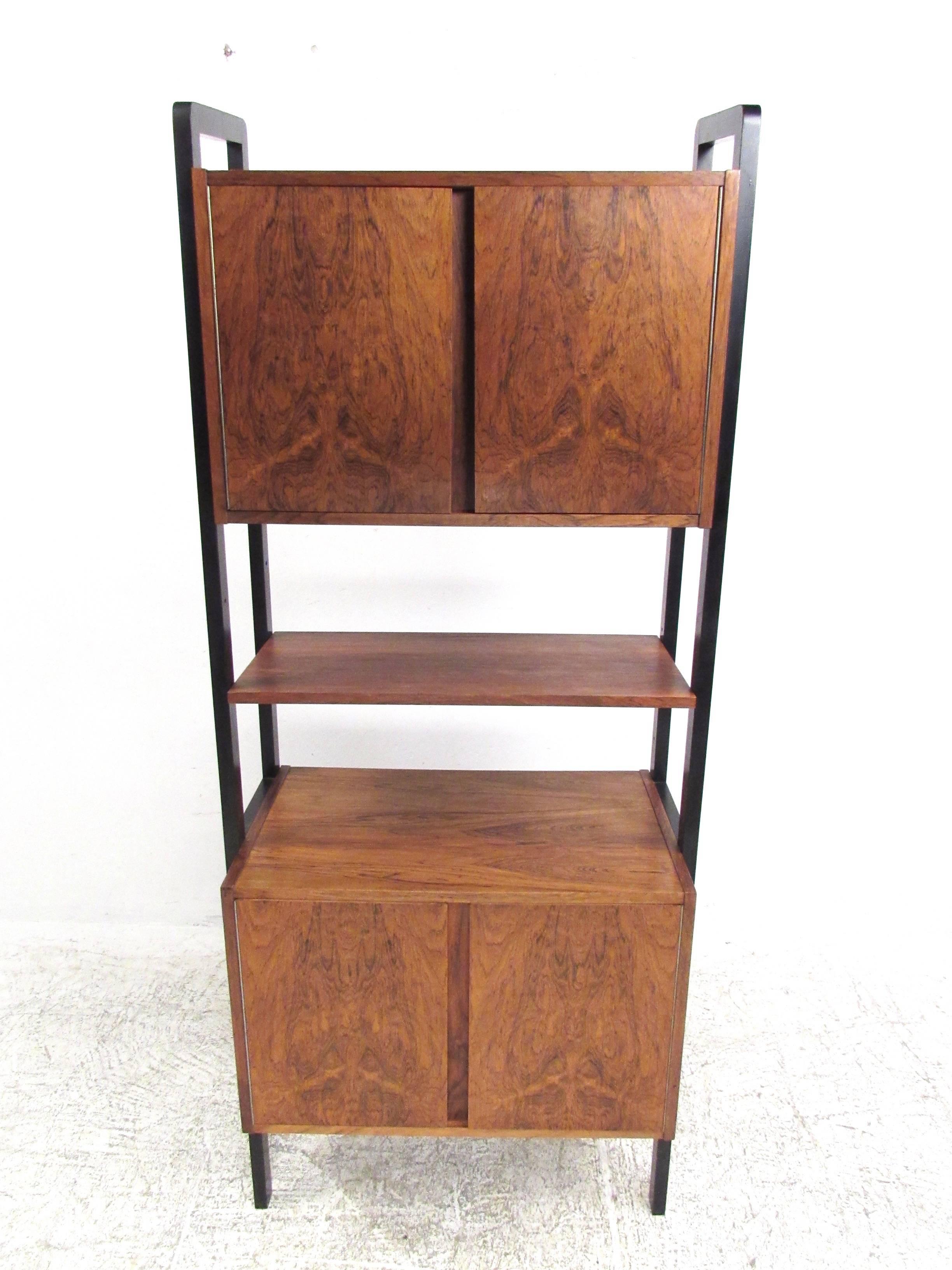 Vintage Danish Rosewood Wall Cabinet 1