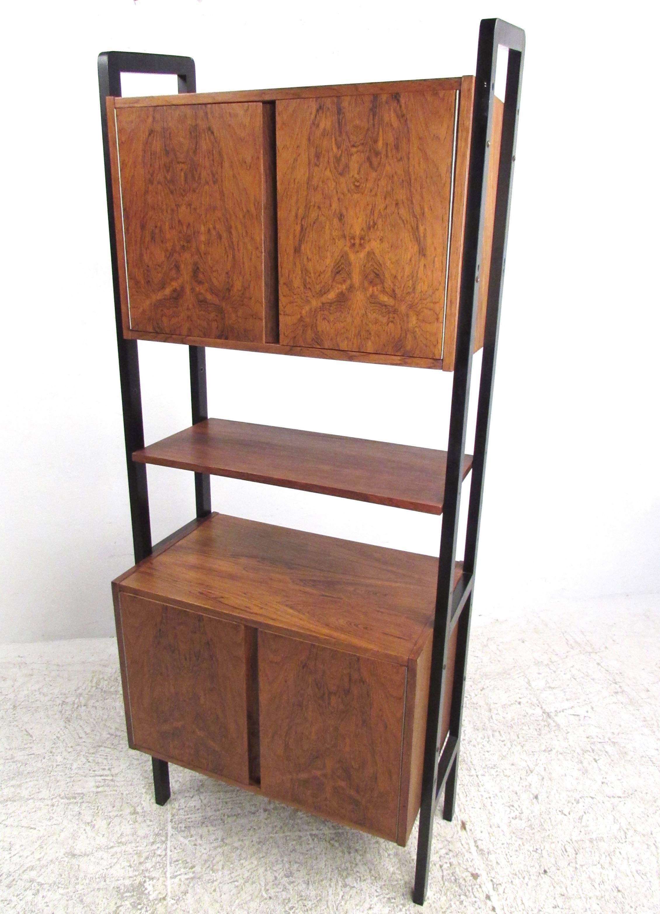 Vintage Danish Rosewood Wall Cabinet 2