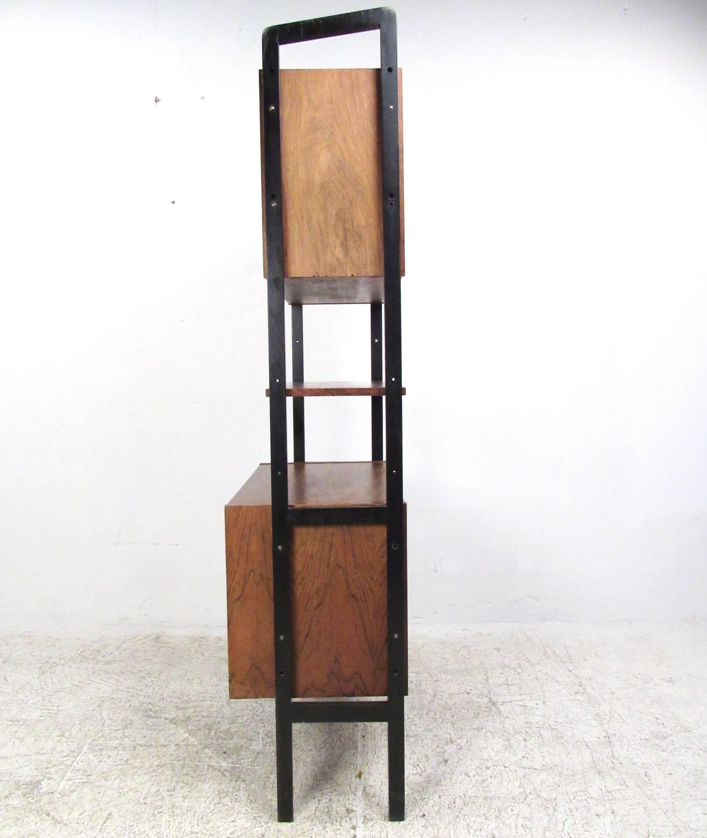 Mid-20th Century Vintage Danish Rosewood Wall Cabinet
