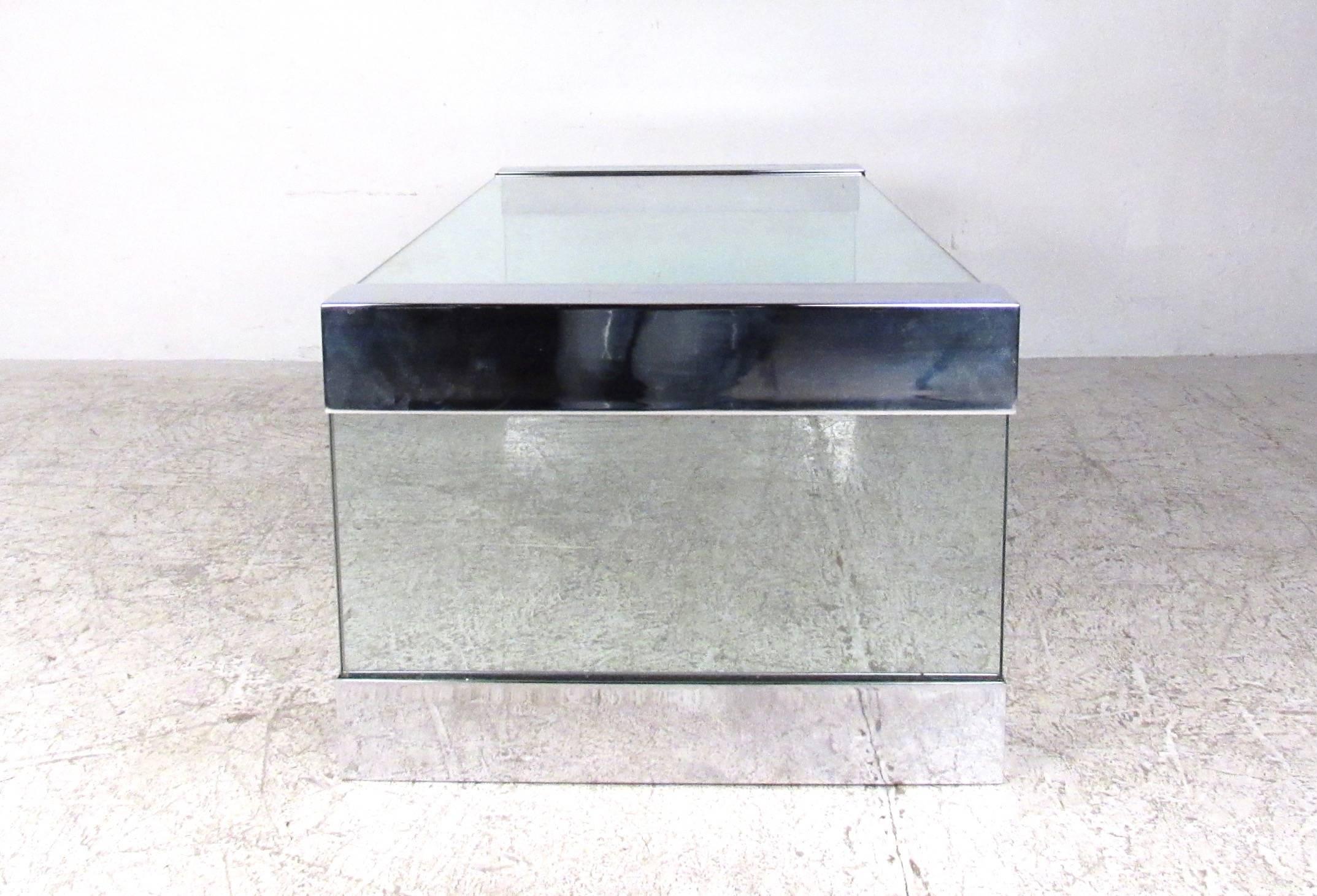vintage pace style glass table