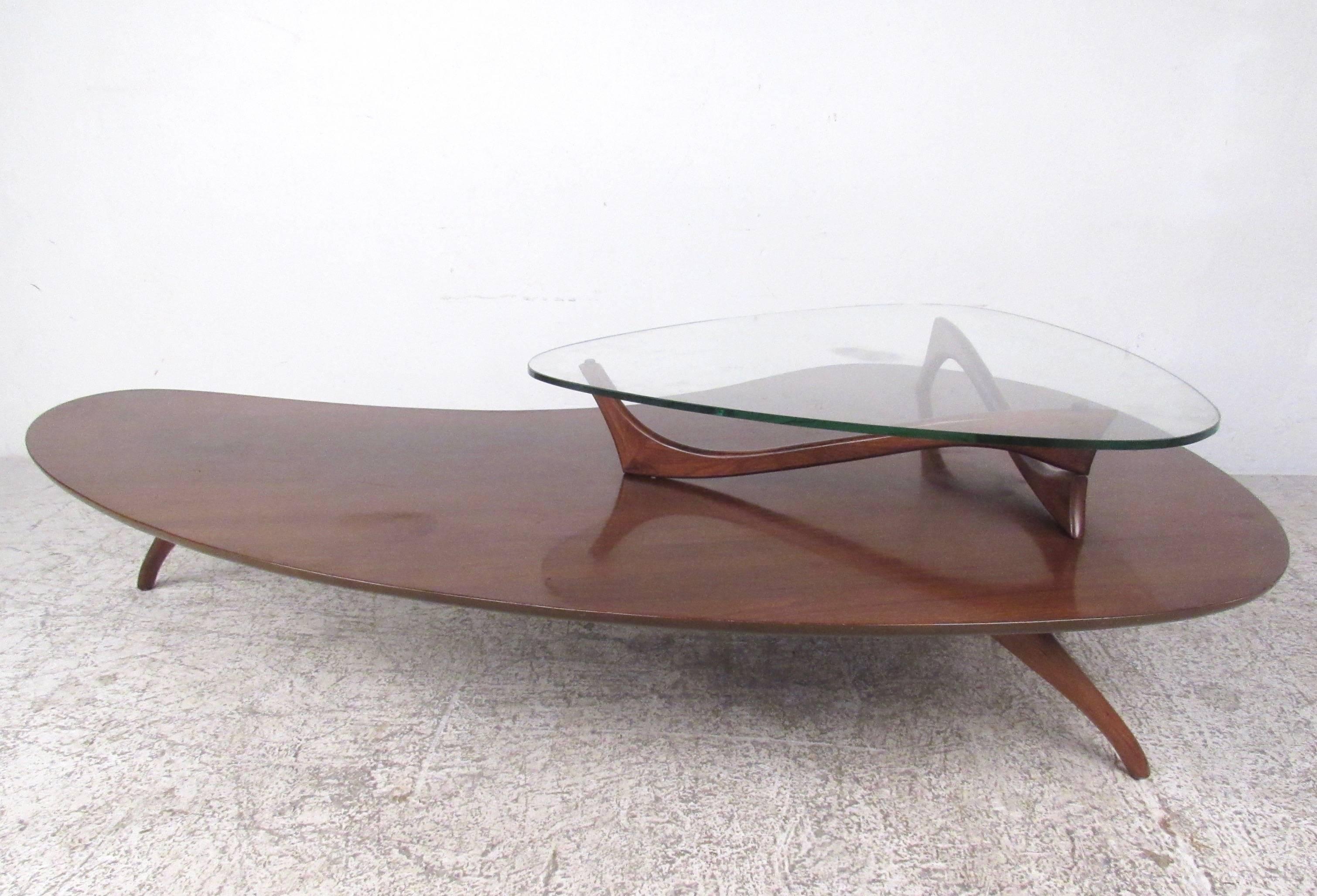 Mid-Century Modern Vladimir Kagan Style Coffee Table Set 2