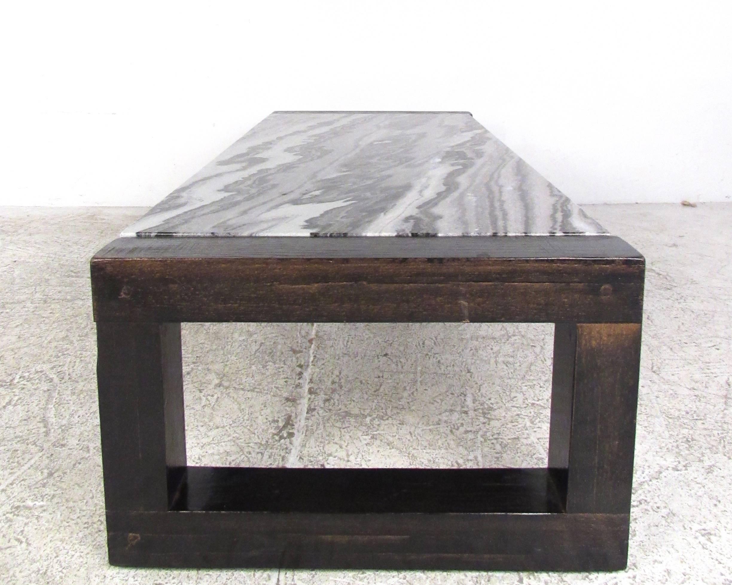 modern marble desk