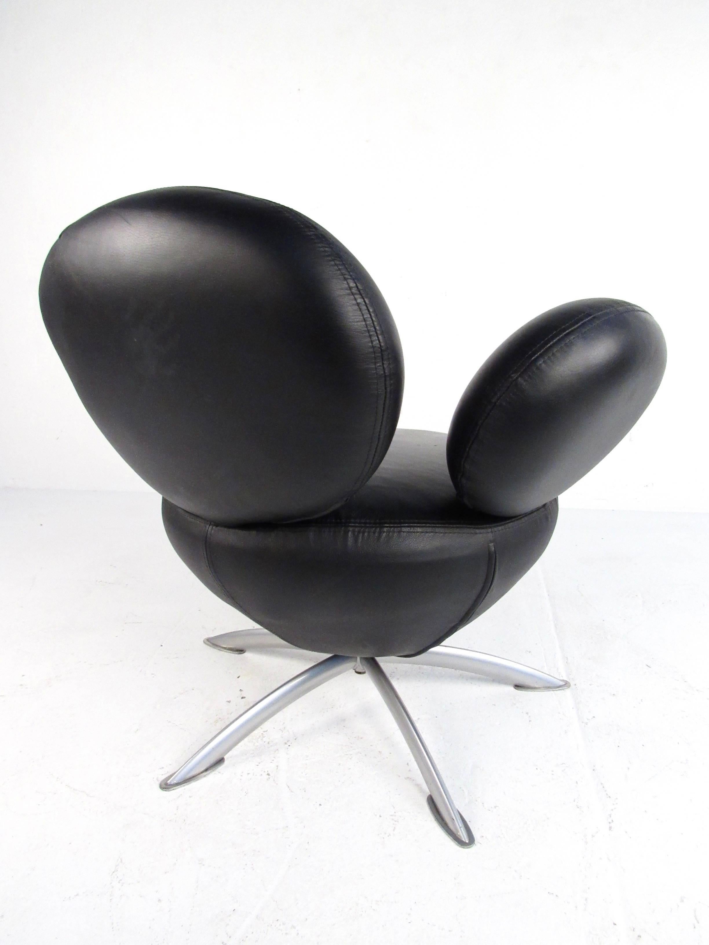 swivel chair with ottoman