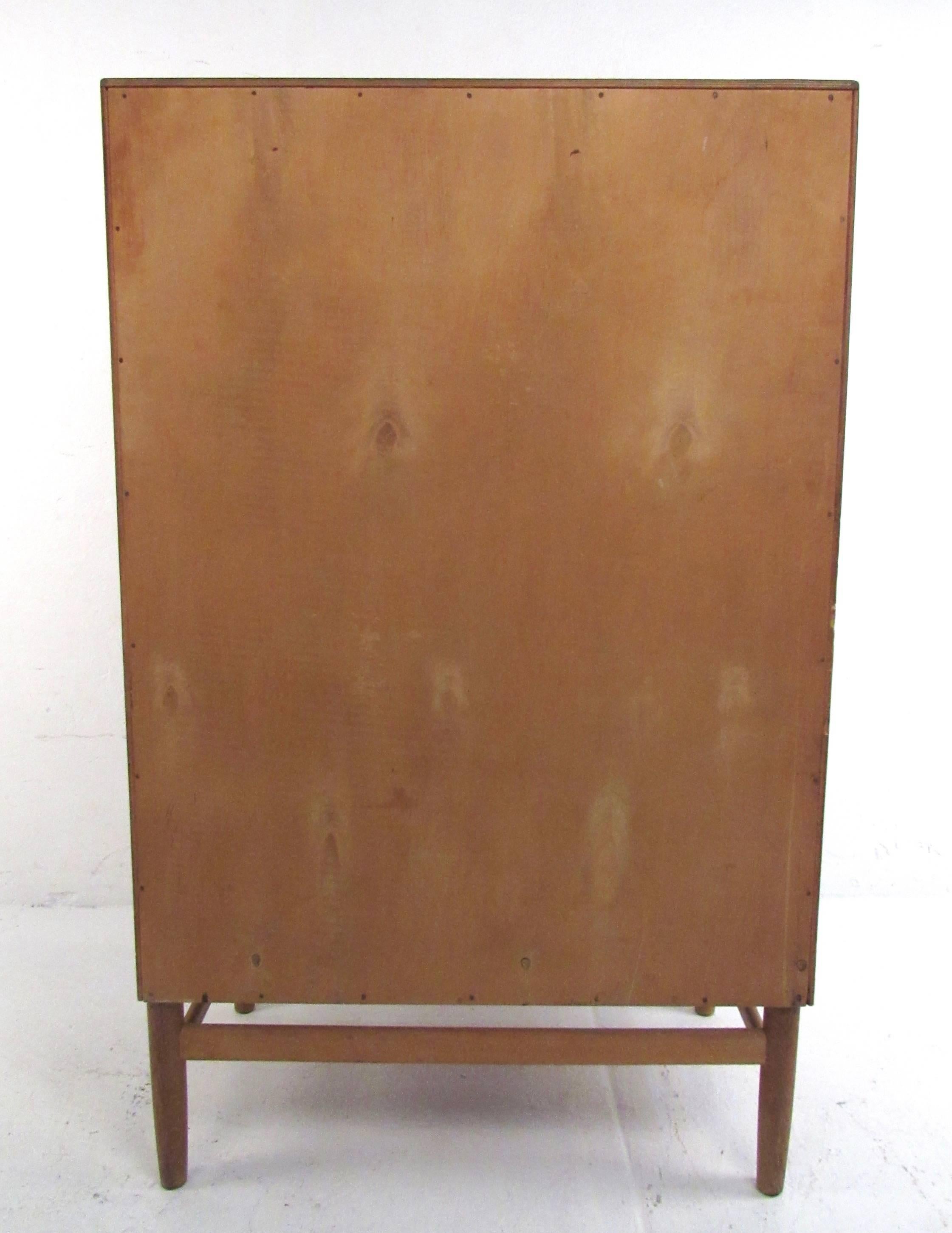 Mid-Century Modern Danish Teak Highboy by Poul Volther 3