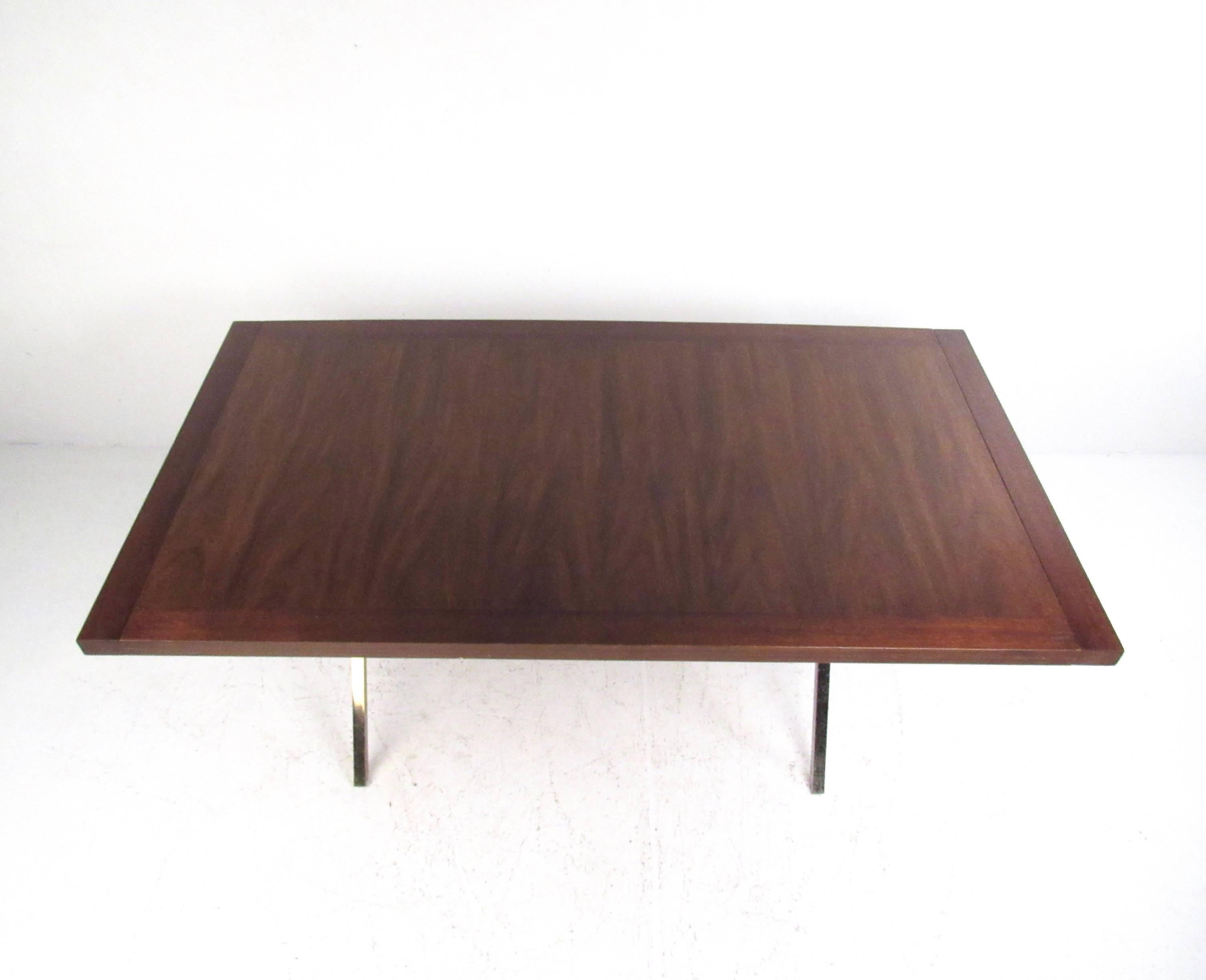 modern x base dining table