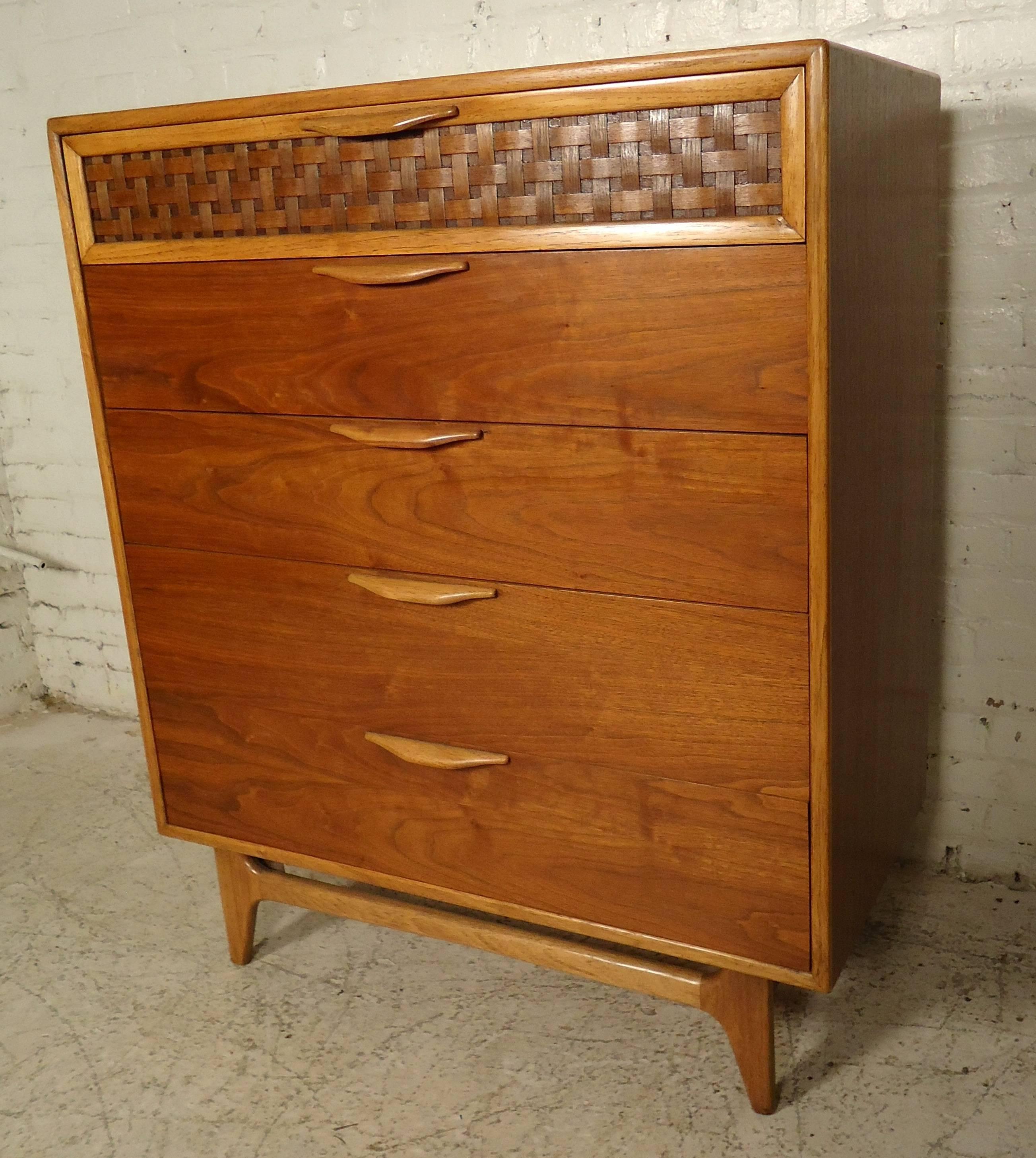 Mid-Century Modern High Boy by Lane Furniture In Good Condition In Brooklyn, NY