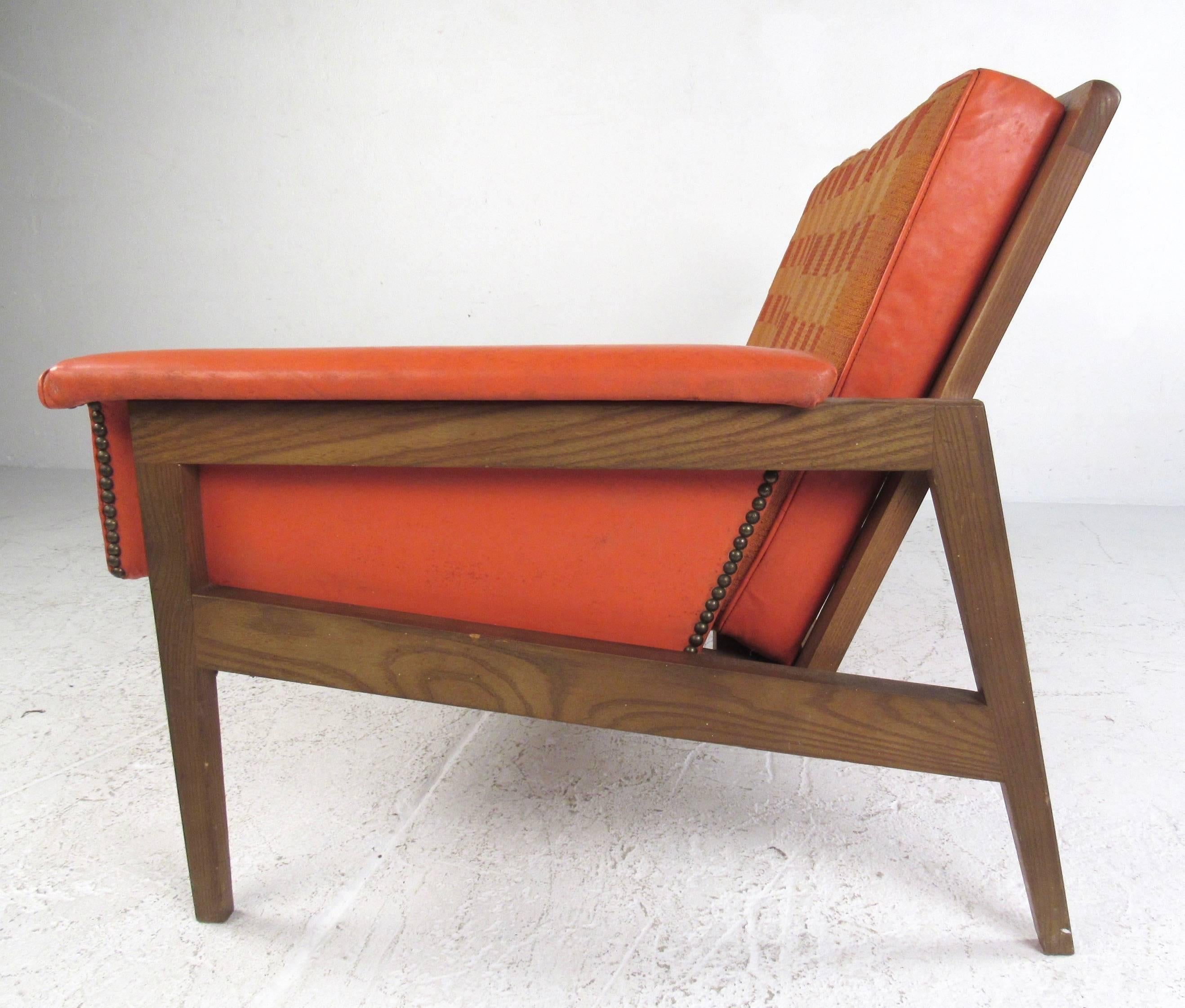 American Mid-Century Modern Corner Sofa For Sale