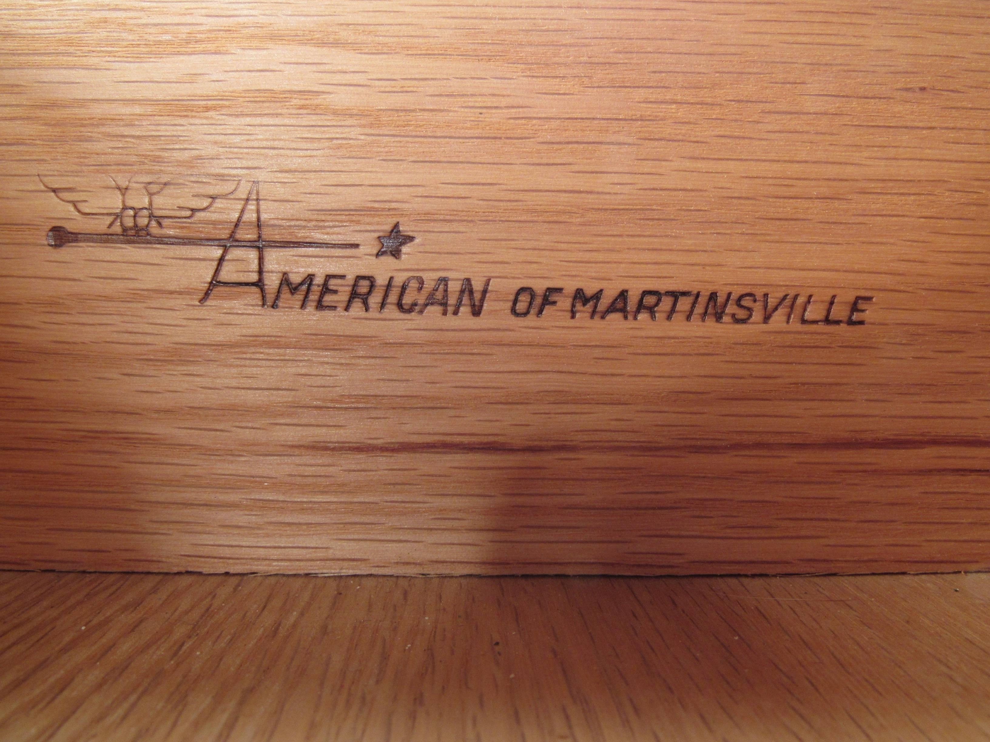 Mid-Century Sideboard by Merton Gershun for American of Martinsville In Good Condition In Brooklyn, NY