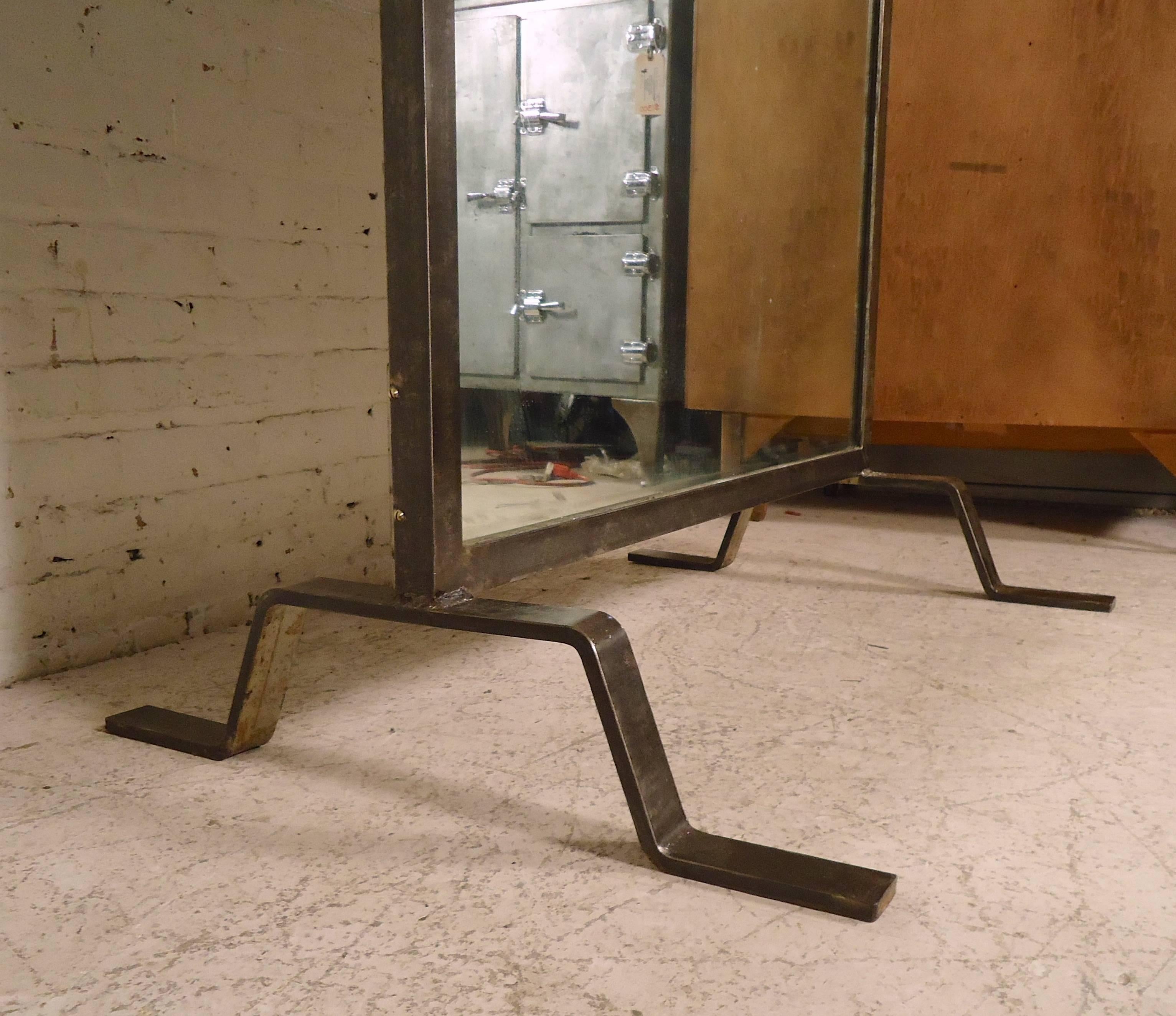 industrial floor mirror