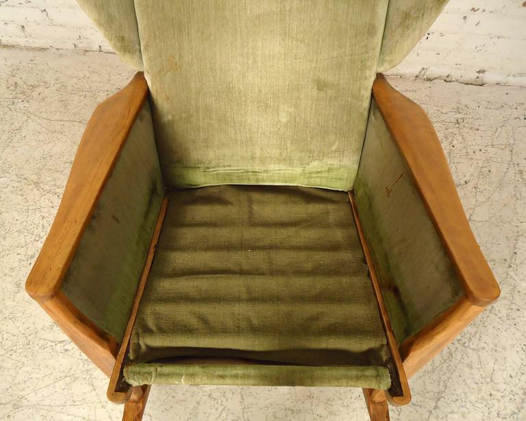 Parker Knoll Wingback Rocking Chair For Sale at 1stDibs
