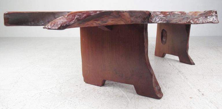 Exquisite Free Edge Coffee Table For Sale at 1stDibs mallee root