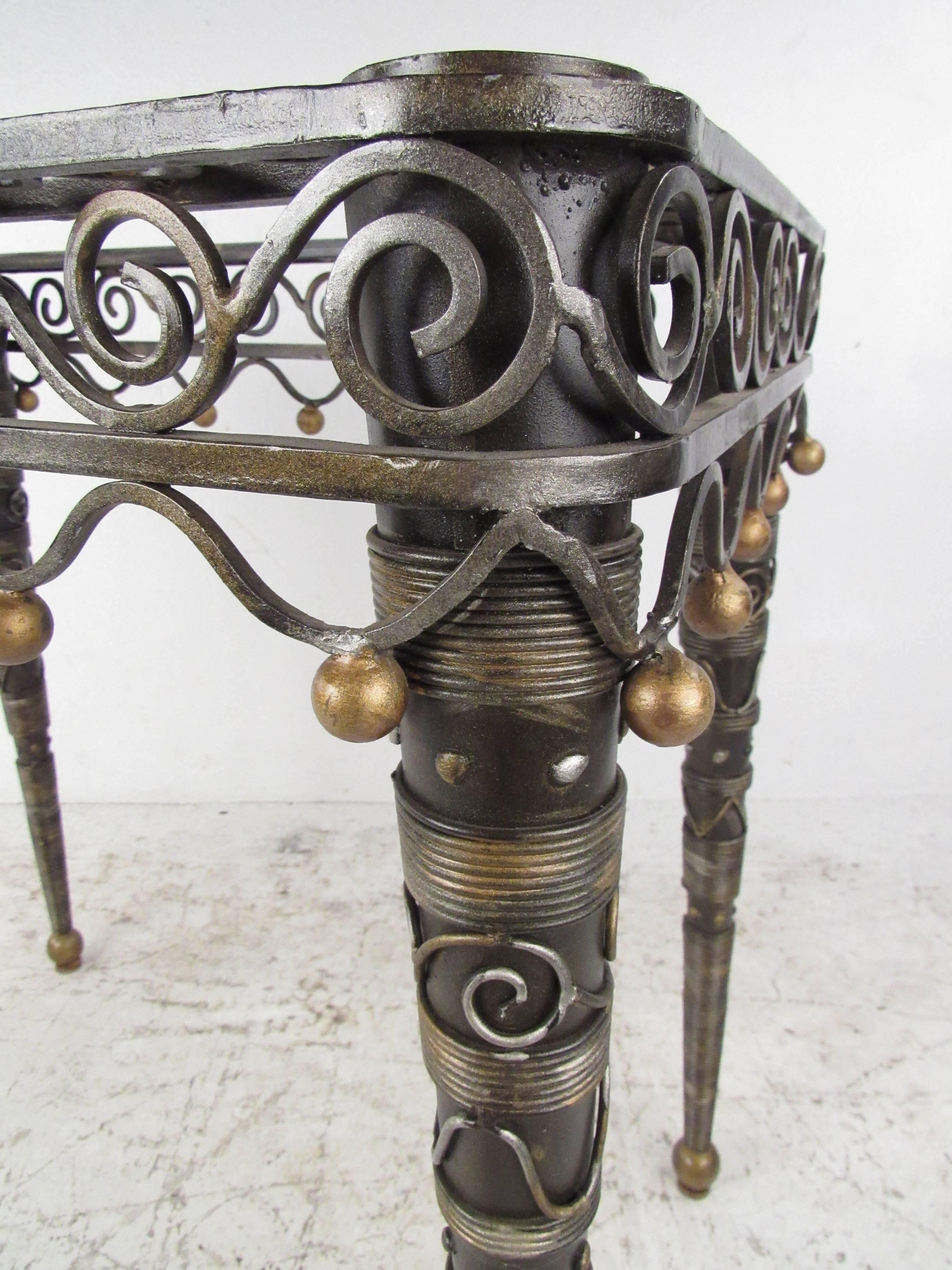Contemporary Modern Ornate Decorator's Side Table 2