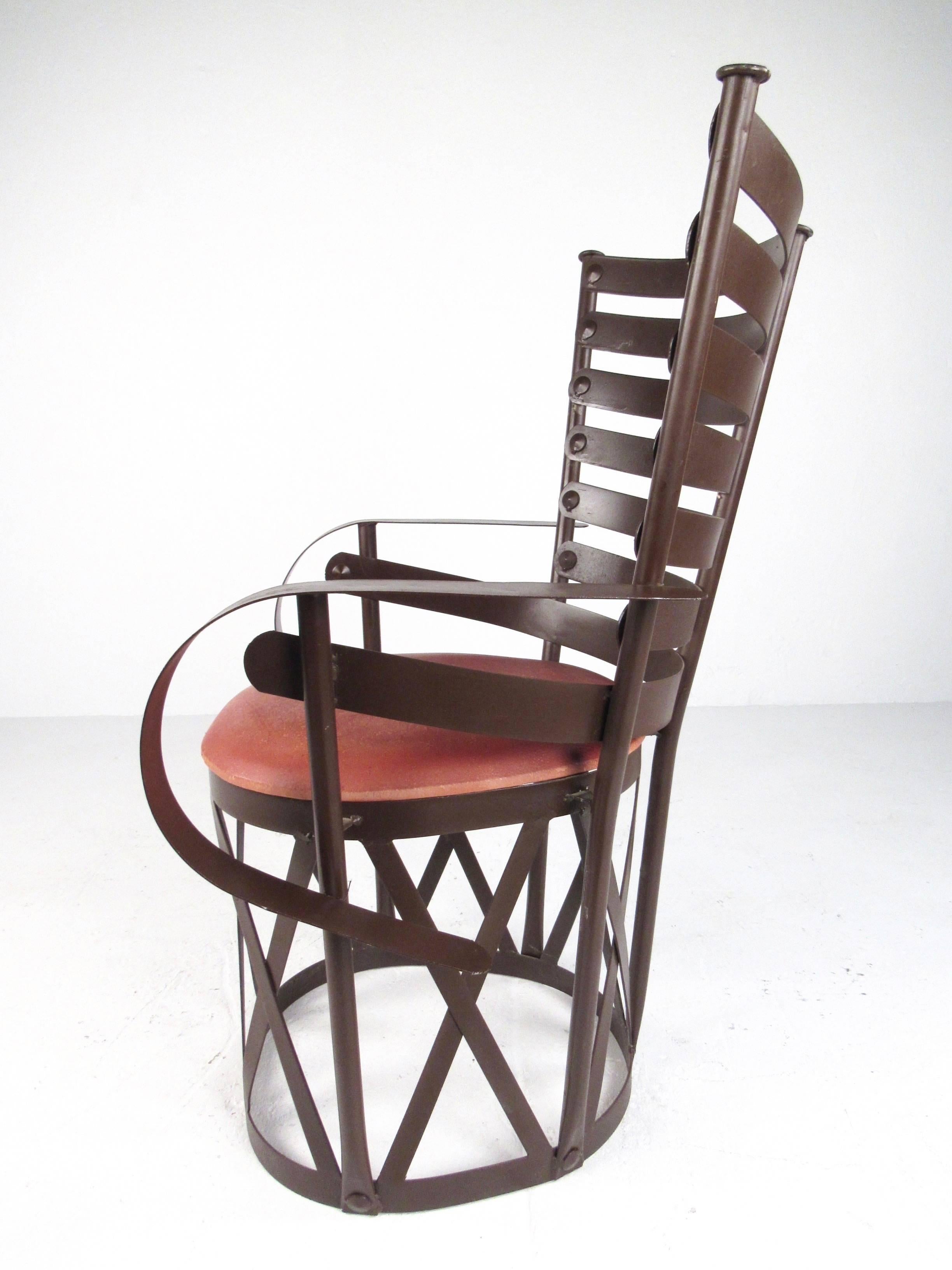  Decorative Modern Sculptural Armchair For Sale 1