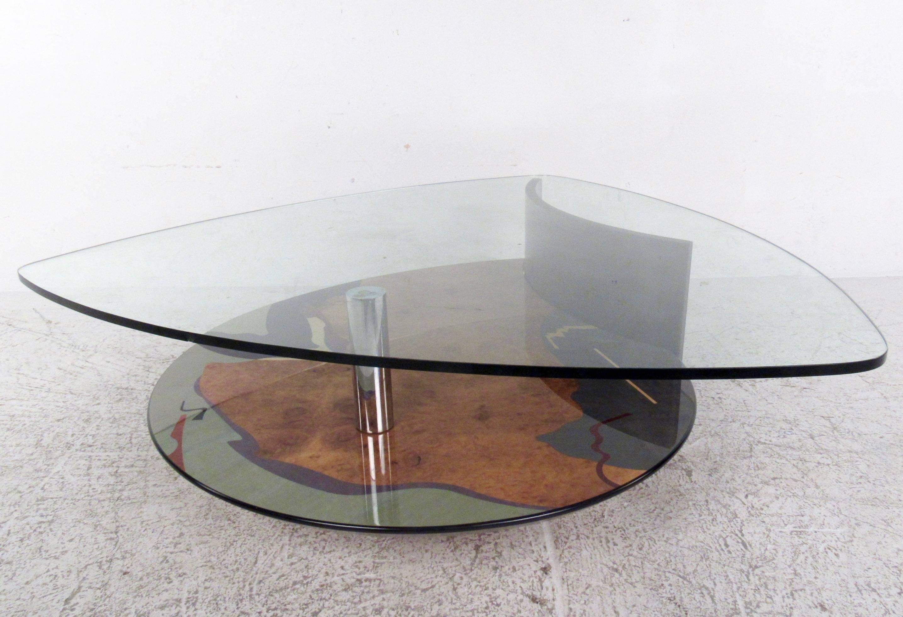 Late 20th Century Contemporary Modern Sculptural Coffee Table