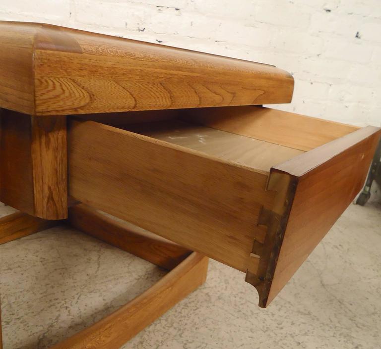 Mid-Century Modern Single Drawer Side Table by Lane