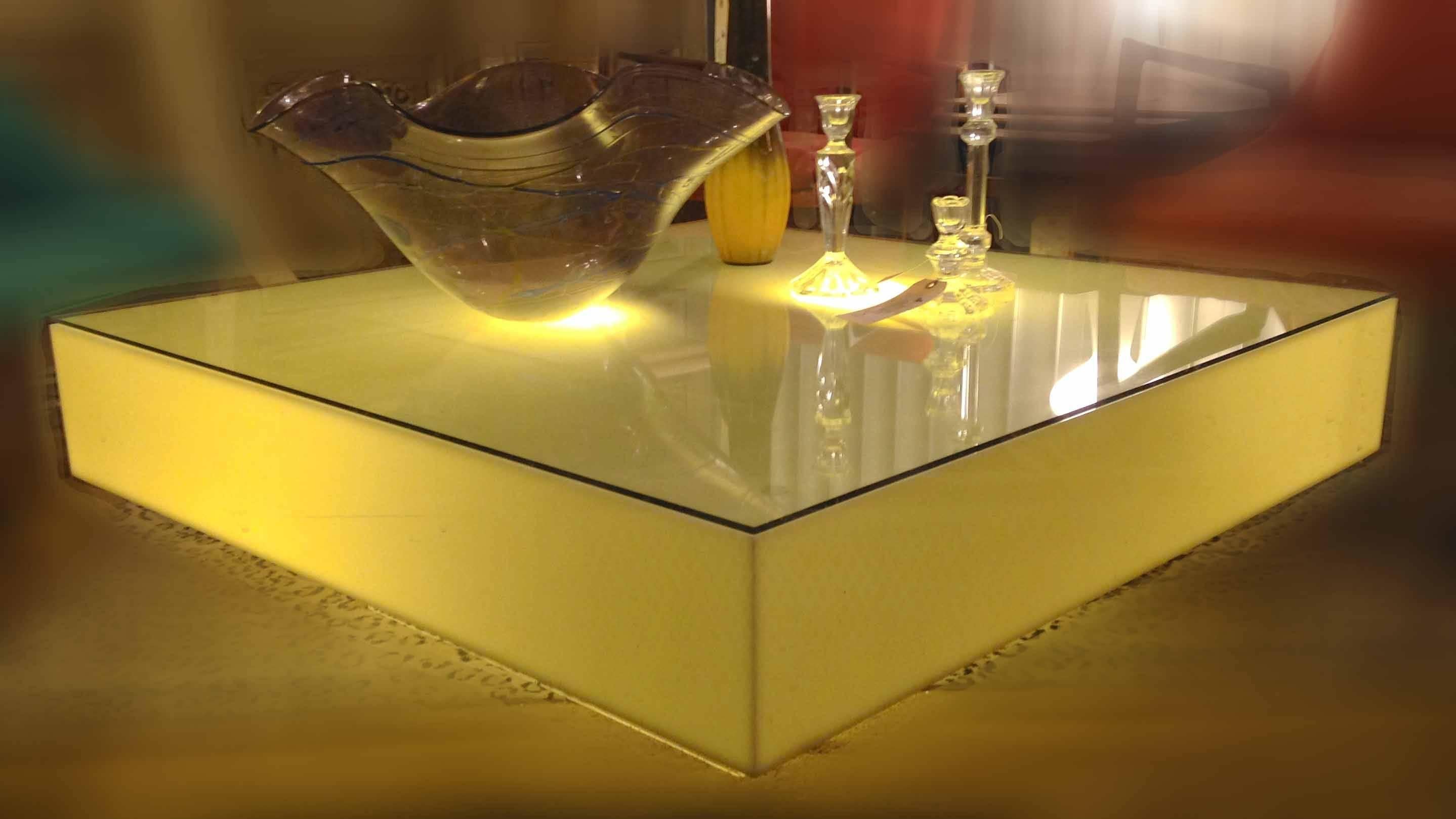 Mid-20th Century Mid-Century Modern Square Lucite Table