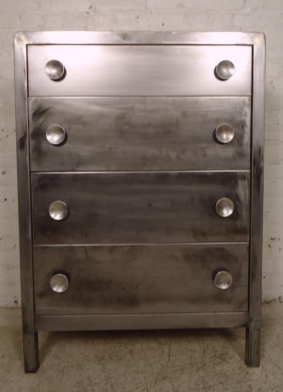 Sleek Metal Dresser Designed by Norman Bel Geddes For Sale at 1stDibs norman bel geddes dresser