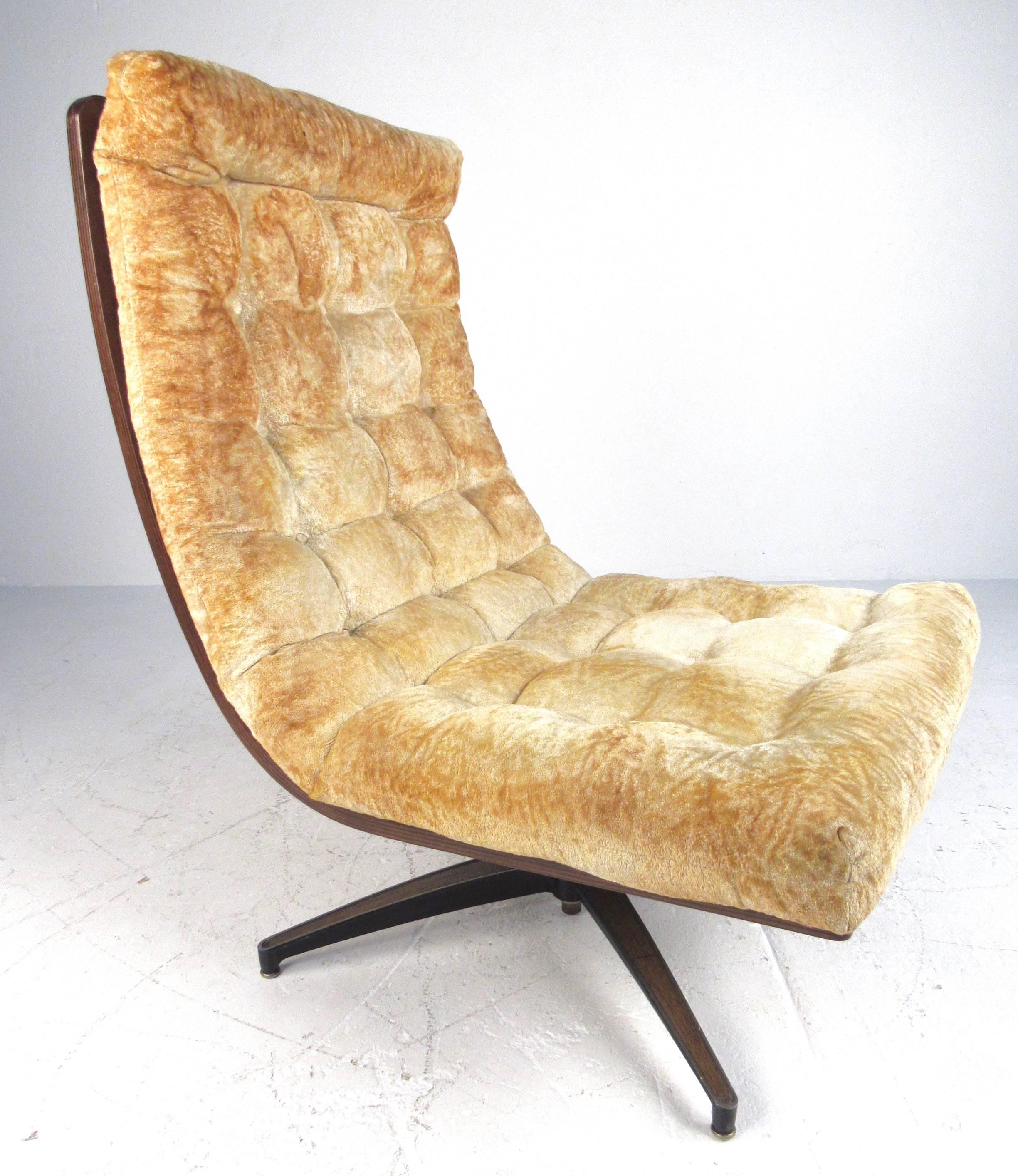 shell swivel chair