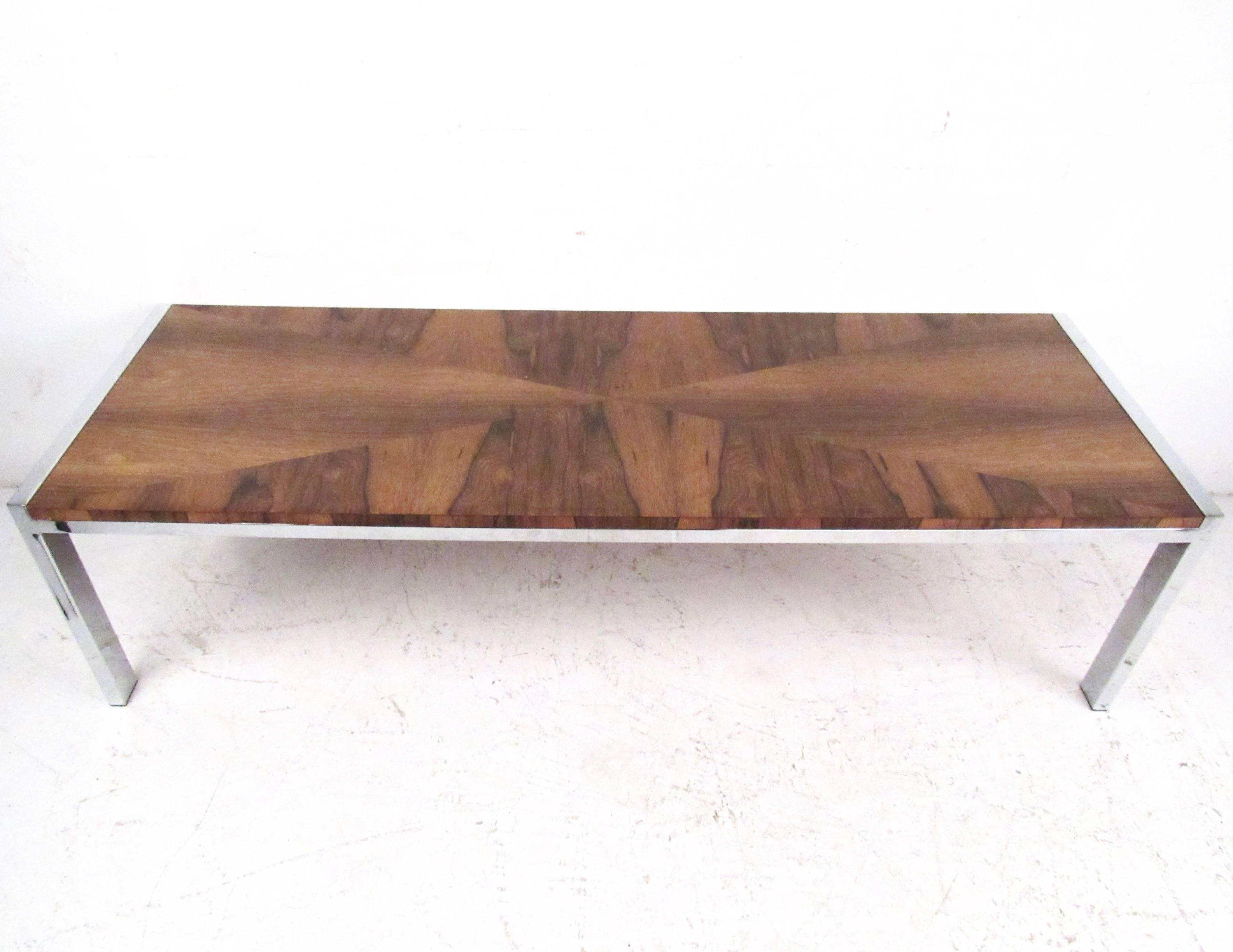 Mid-Century Modern Vintage Modern Rosewood Coffee Table  For Sale