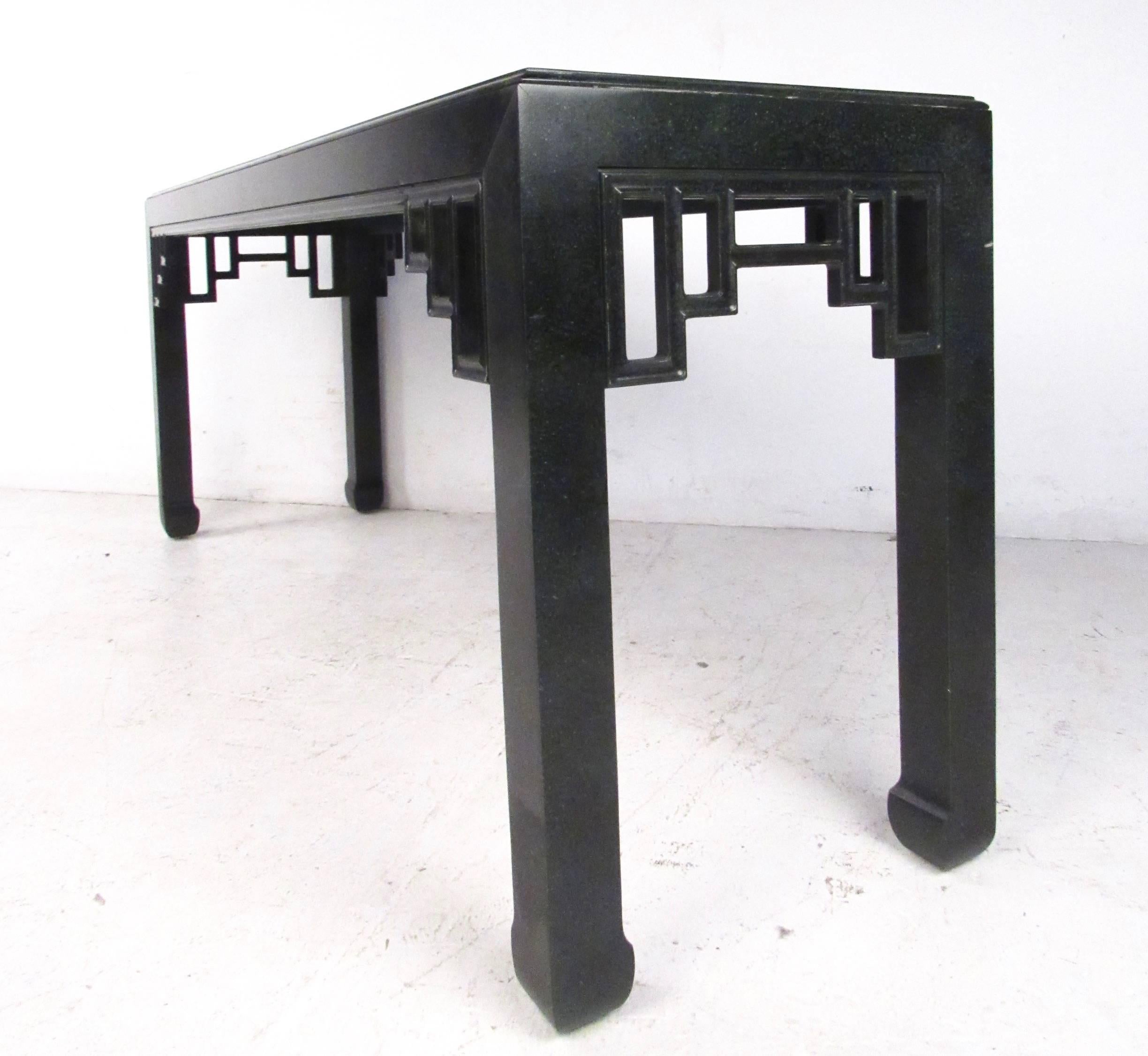 henredon console table